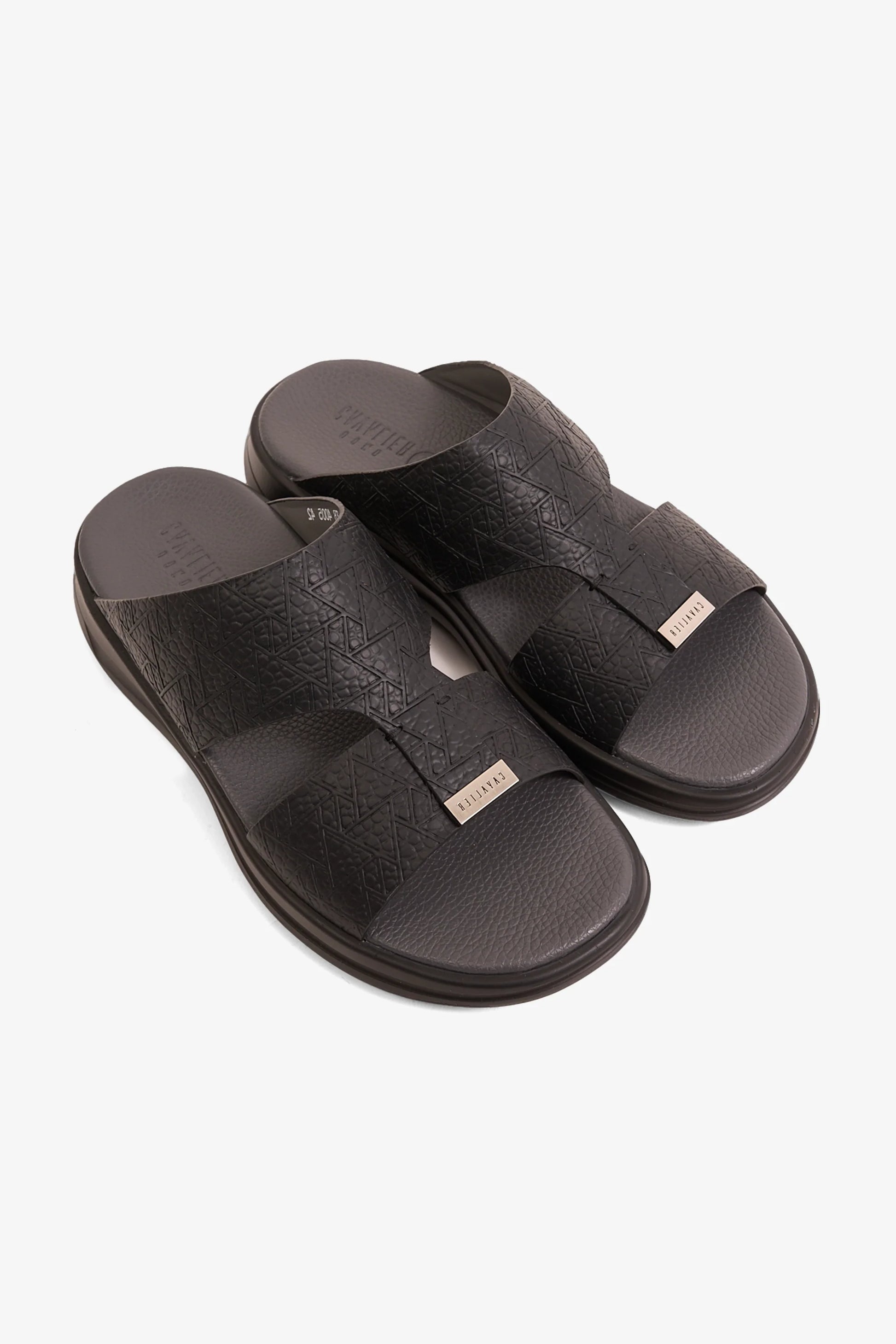 Cavalier Uomo Men's TheraBounce Royale Sandals Black MSDCVTB4005