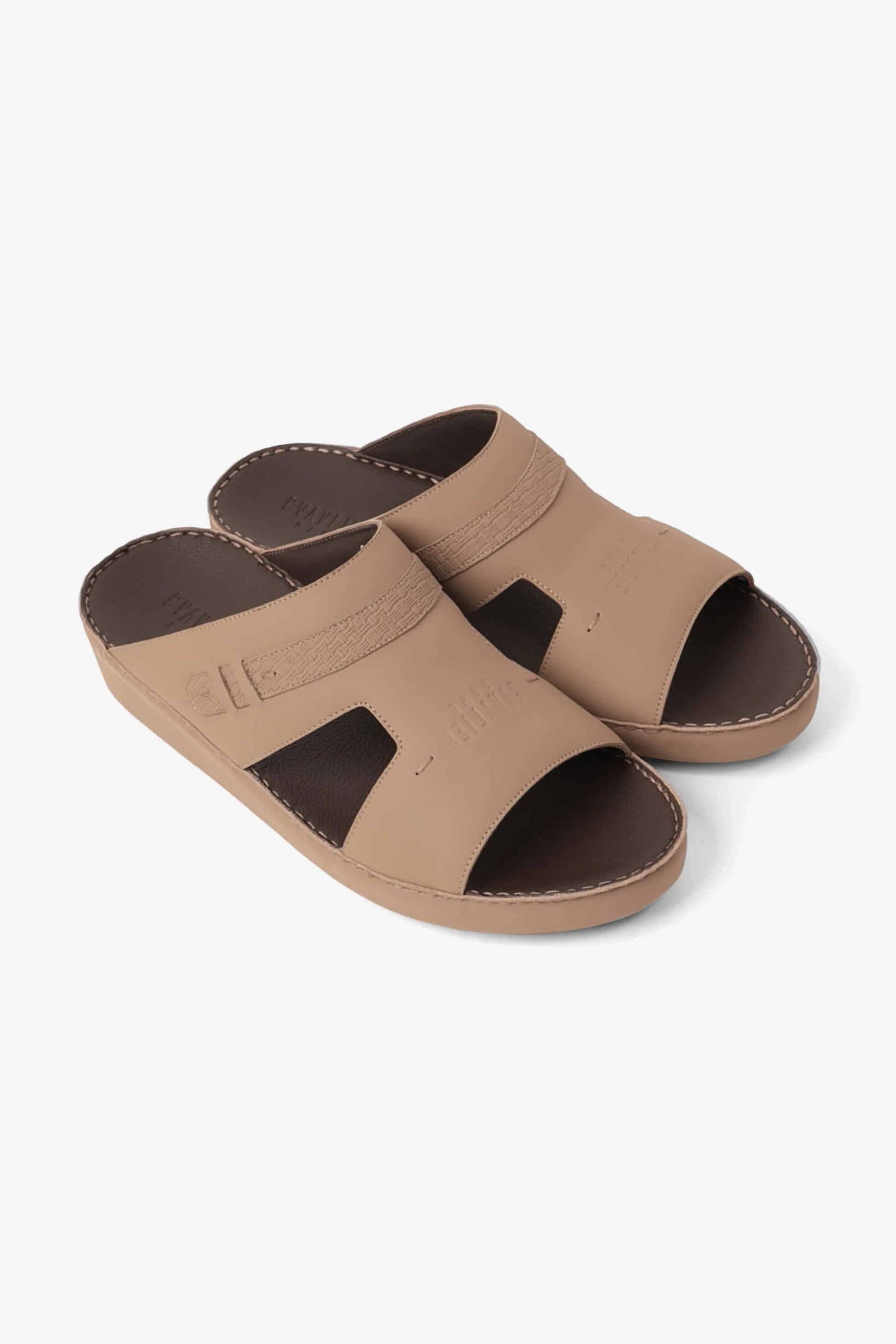 Cavalier Uomo Men's Arabic Sandals Stone MSDCV1109