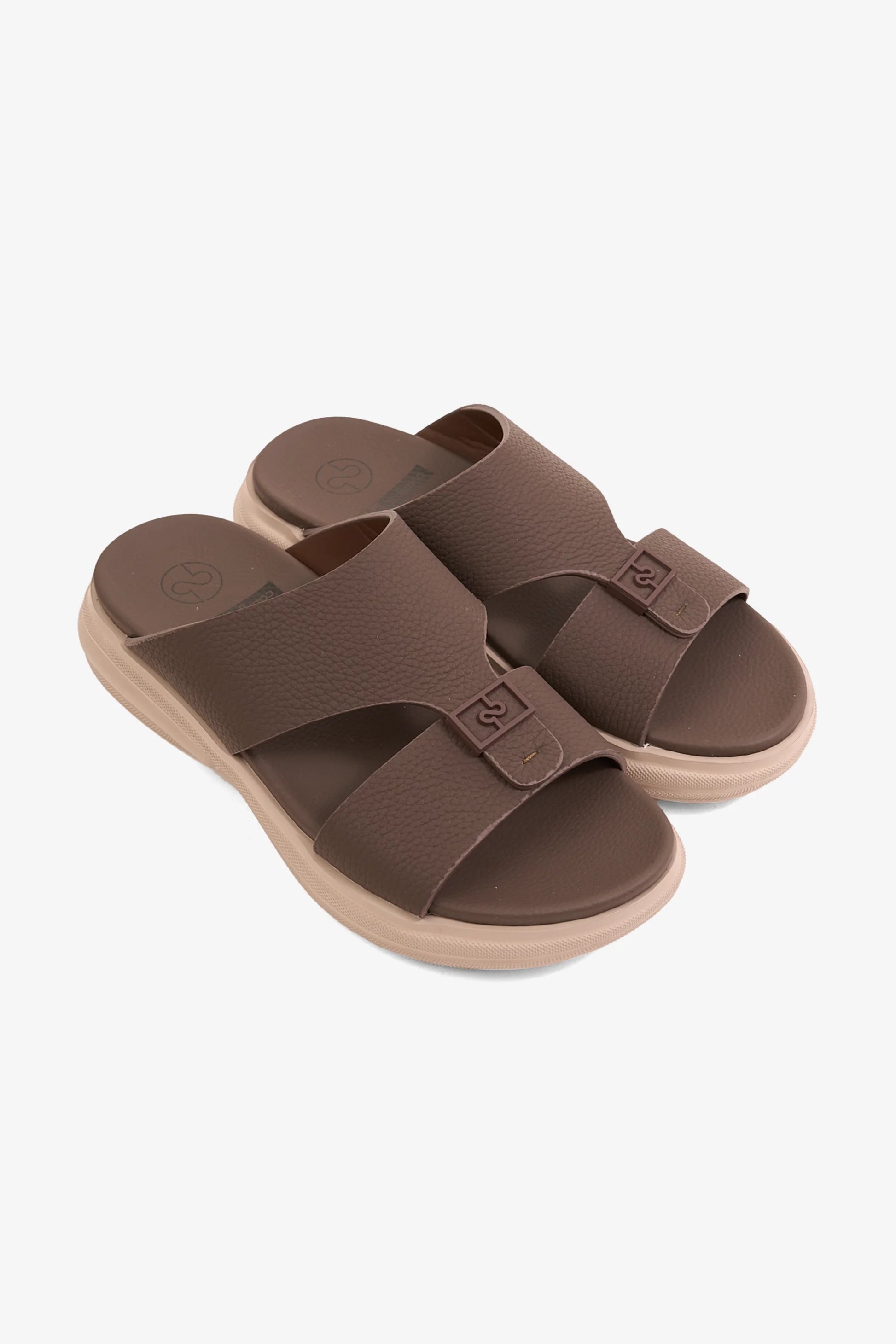 Comfort Plus Men's Signature Step Arabic Sandals Coffee MSDGBCPDN106