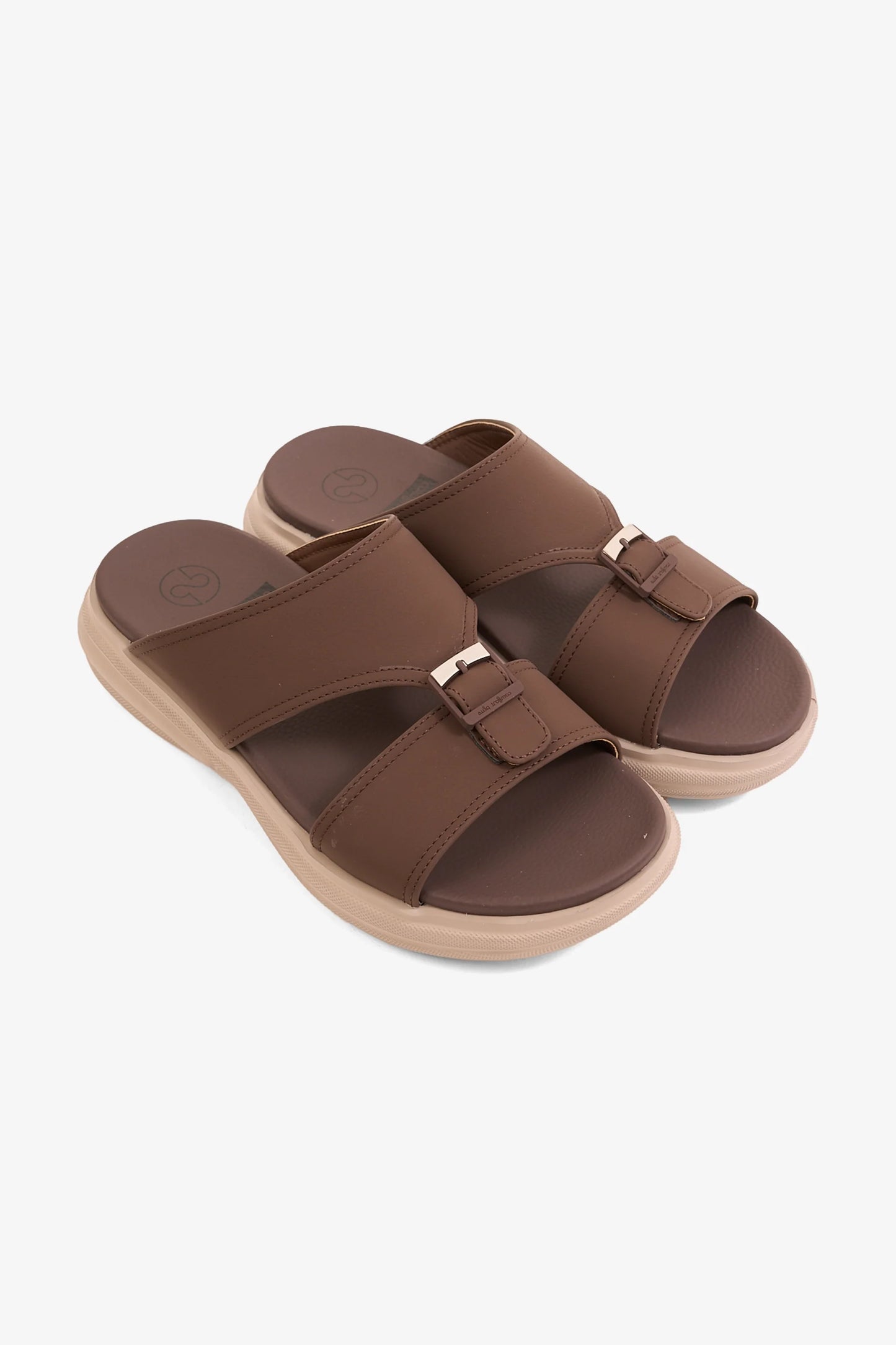 Comfort Plus Men's Infinite Comfort Arabic Sandals Coffee MSDGBCPDN102