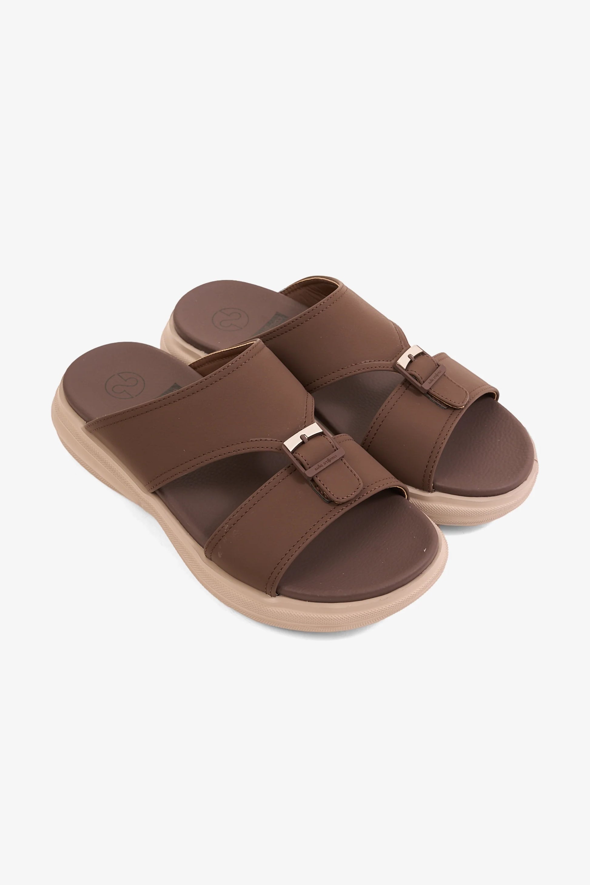 Comfort Plus Men's Infinite Comfort Arabic Sandals Coffee MSDGBCPDN102