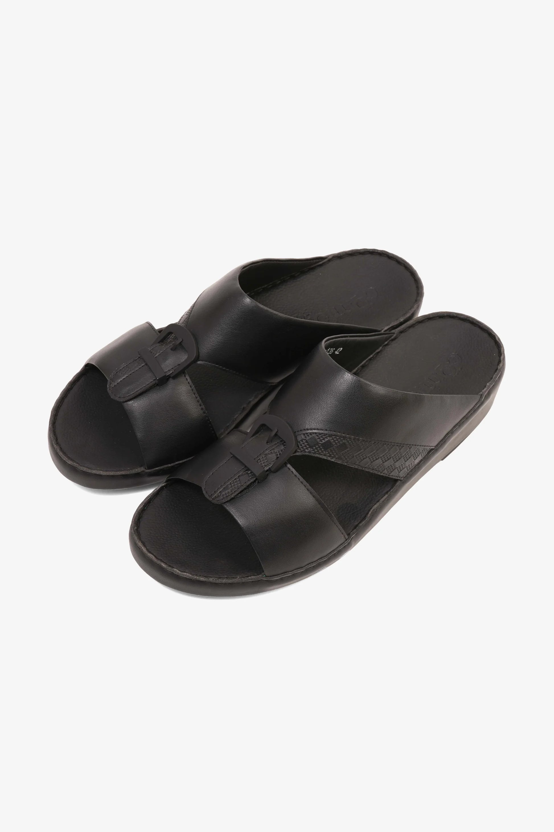 Comfort Plus Men's Traditional Style Sandals Black MSDCP901136