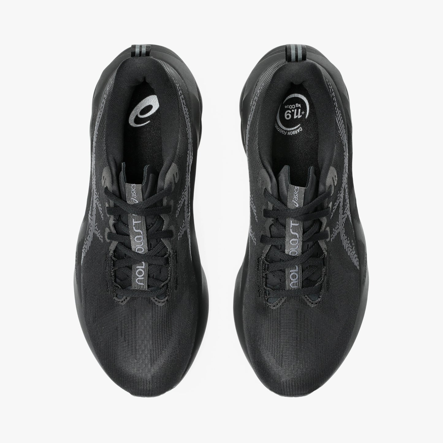 ASICS MEN SHOES NOVABLAST 5 BLACK/CARRIER GREY