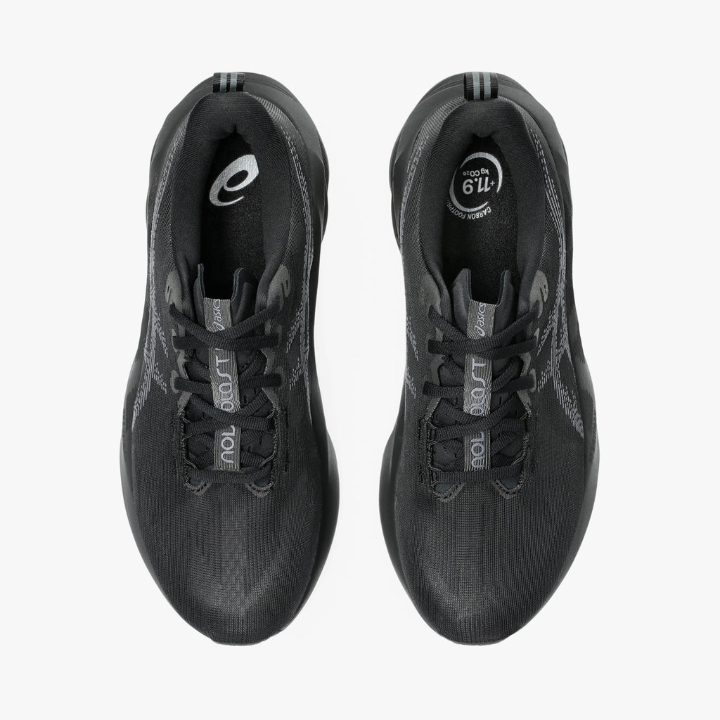ASICS MEN SHOES NOVABLAST 5 BLACK/CARRIER GREY