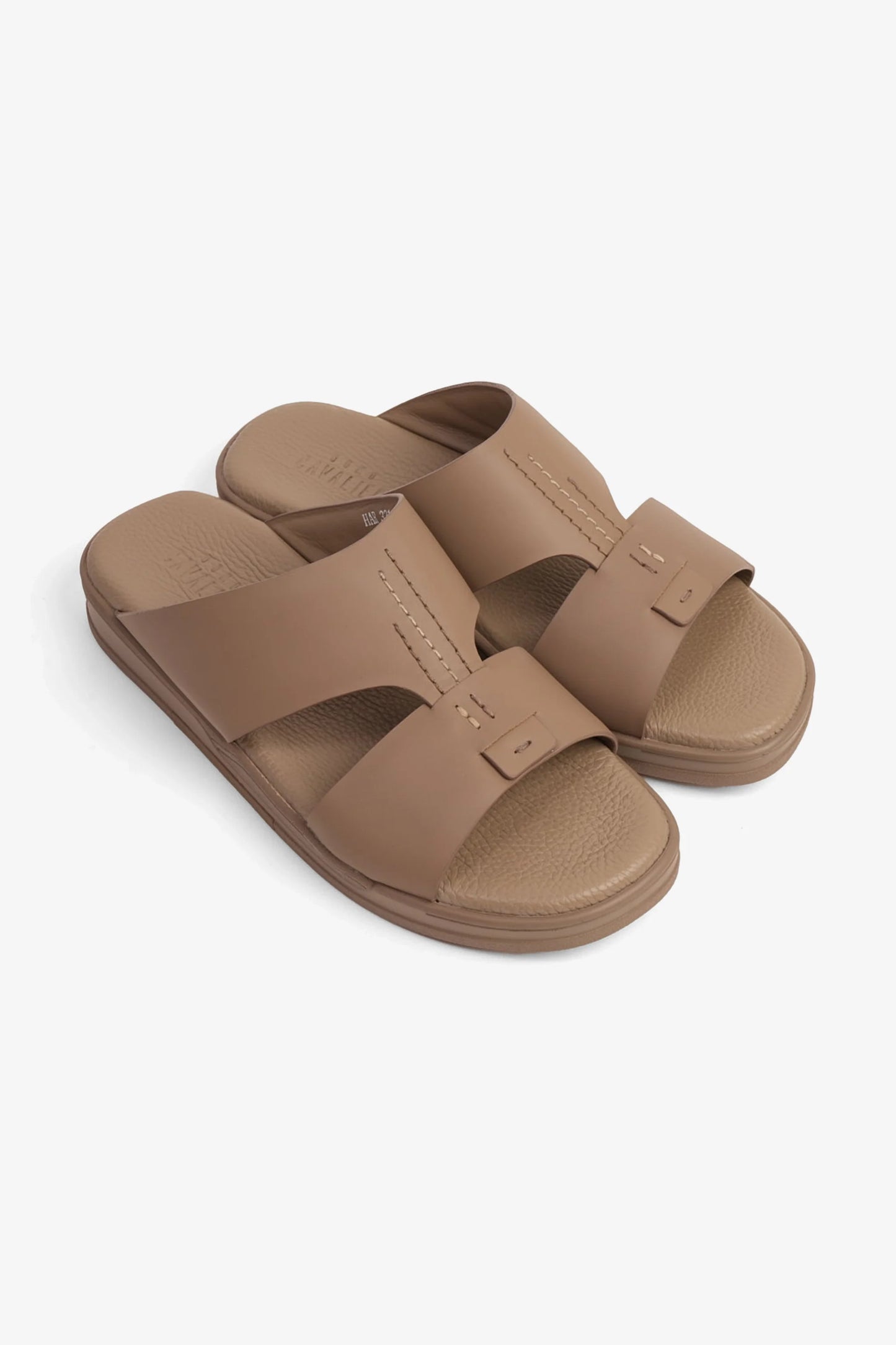 Cavalier Uomo Men's Leather Sandals Earth MSDCVHAR331