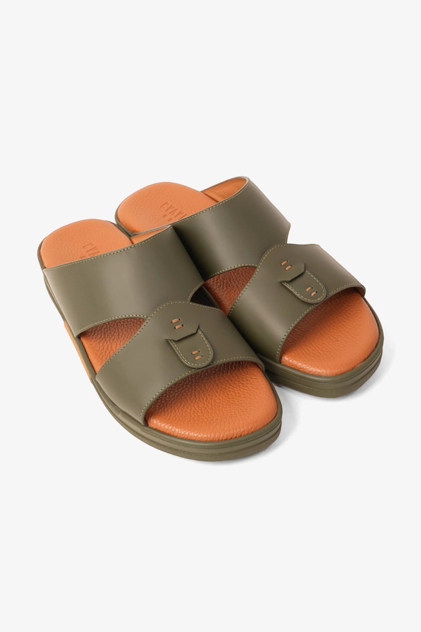 Cavalier Uomo Men's Arabic Sandals Olive MSDCVHAR329
