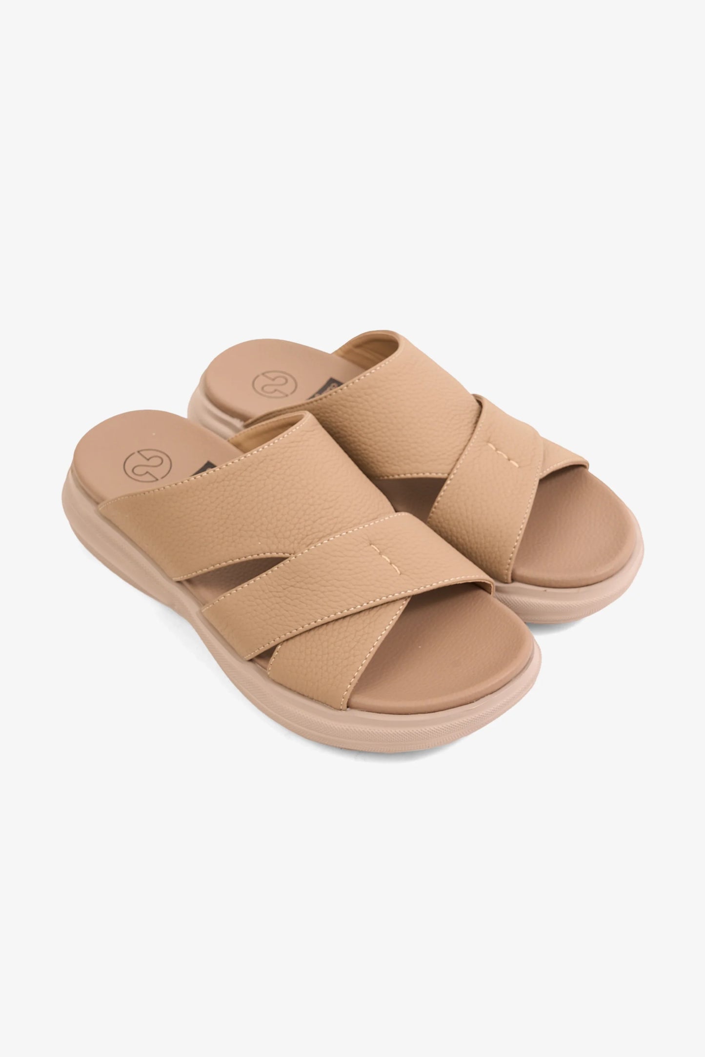 Comfort Plus Men's Cloud Step Arabic Sandals Khaki MSDGBCPDN103