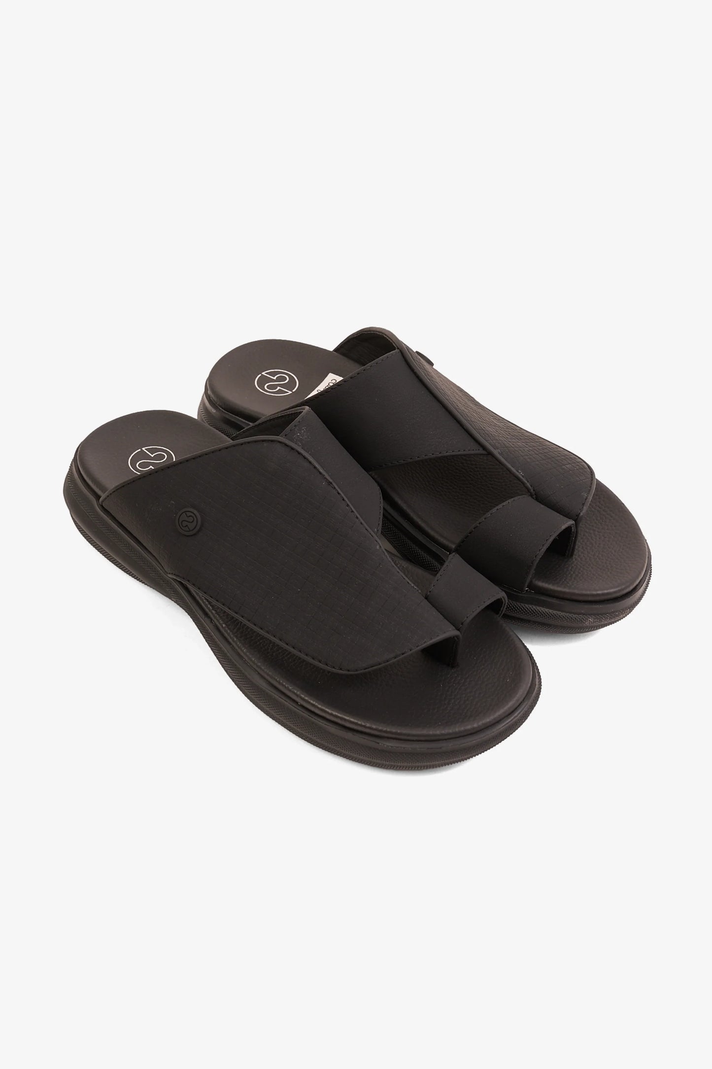 Comfort Plus Men's Imperial Comfort Arabic Sandals Black MSDGBCPDN108