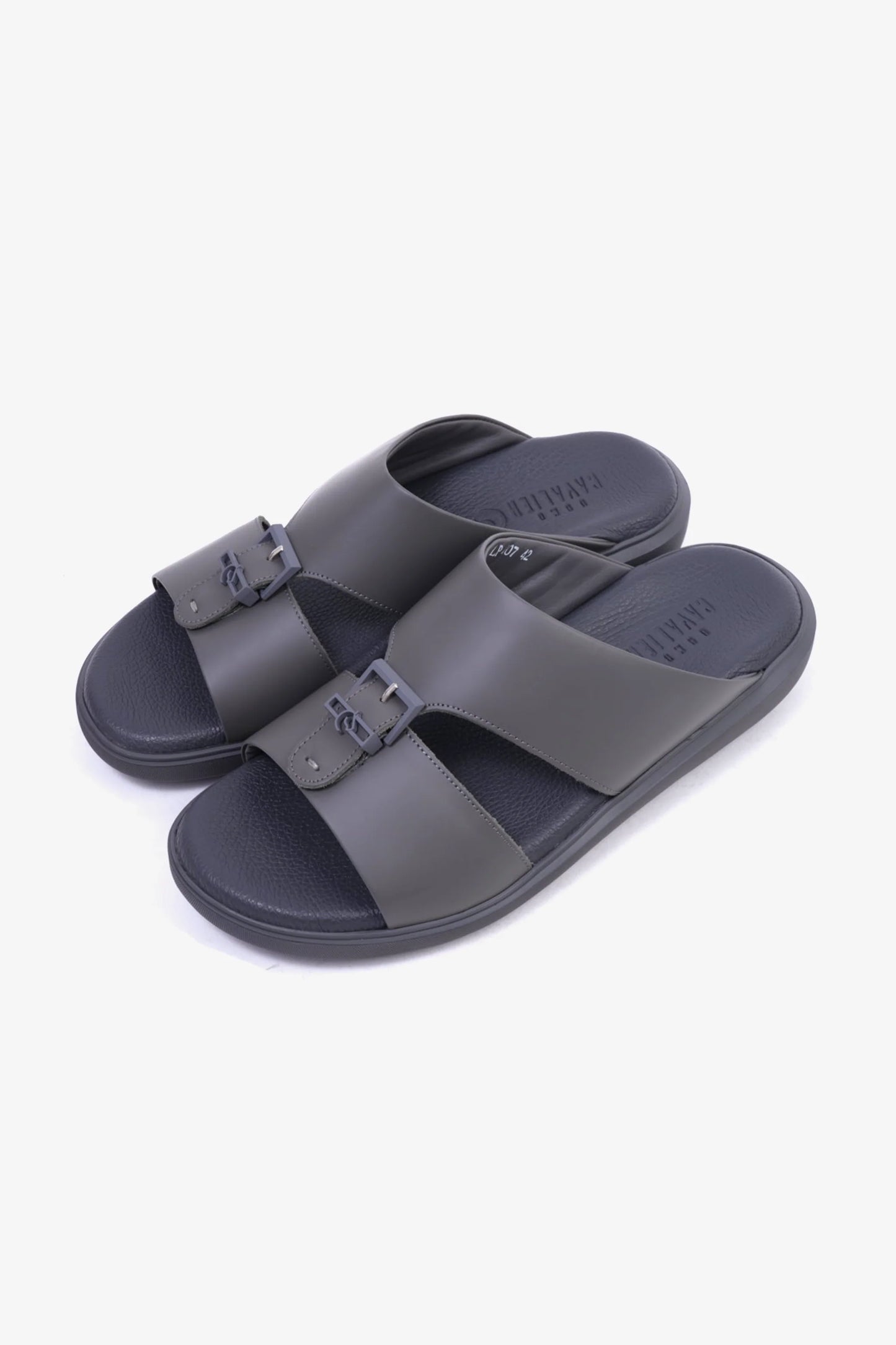 Cavalier Uomo Men's Arabic Sandals Grey MSDCVALP107