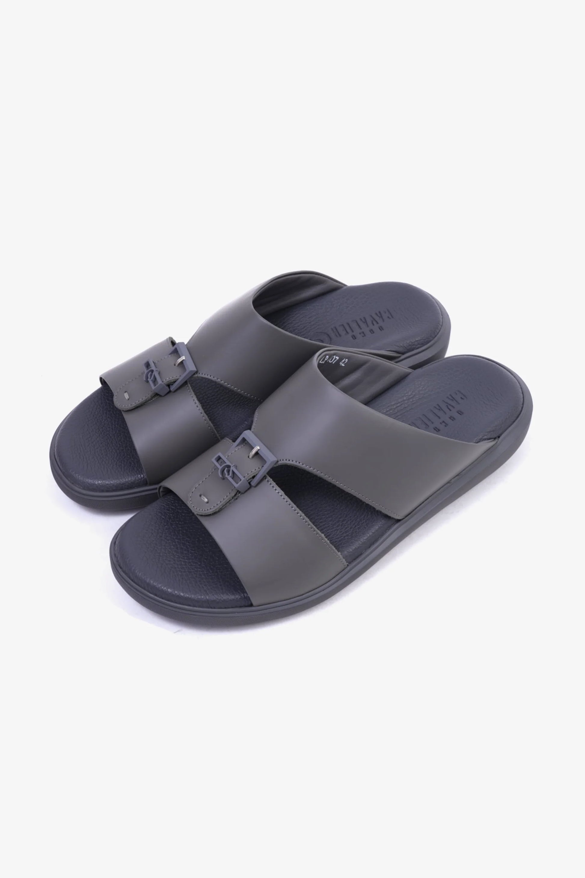 Cavalier Uomo Men's Arabic Sandals Grey MSDCVALP107