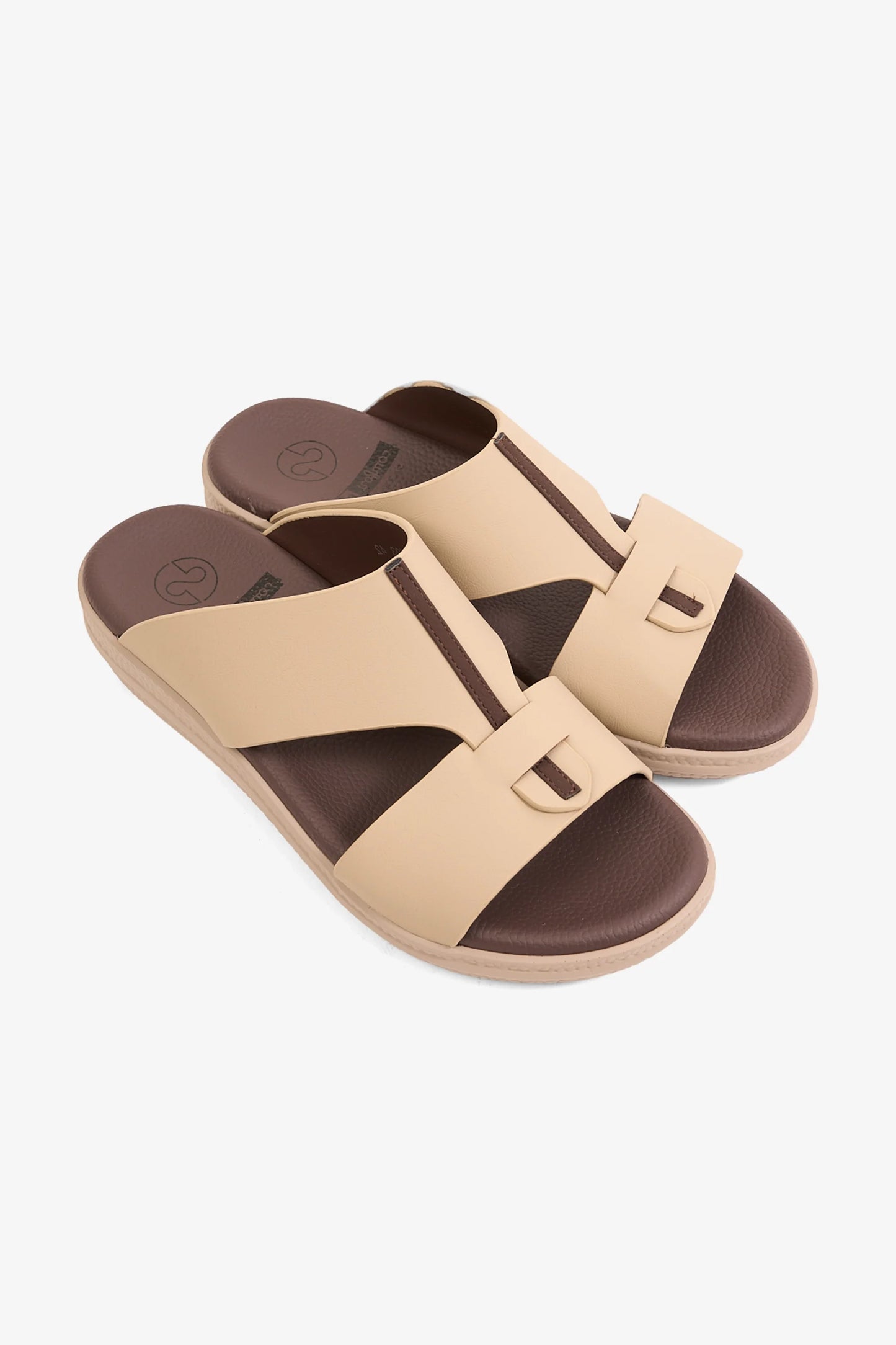 Comfort Plus Men's Glide Luxe Arabic Sandals Beige MSDGBCPRS103