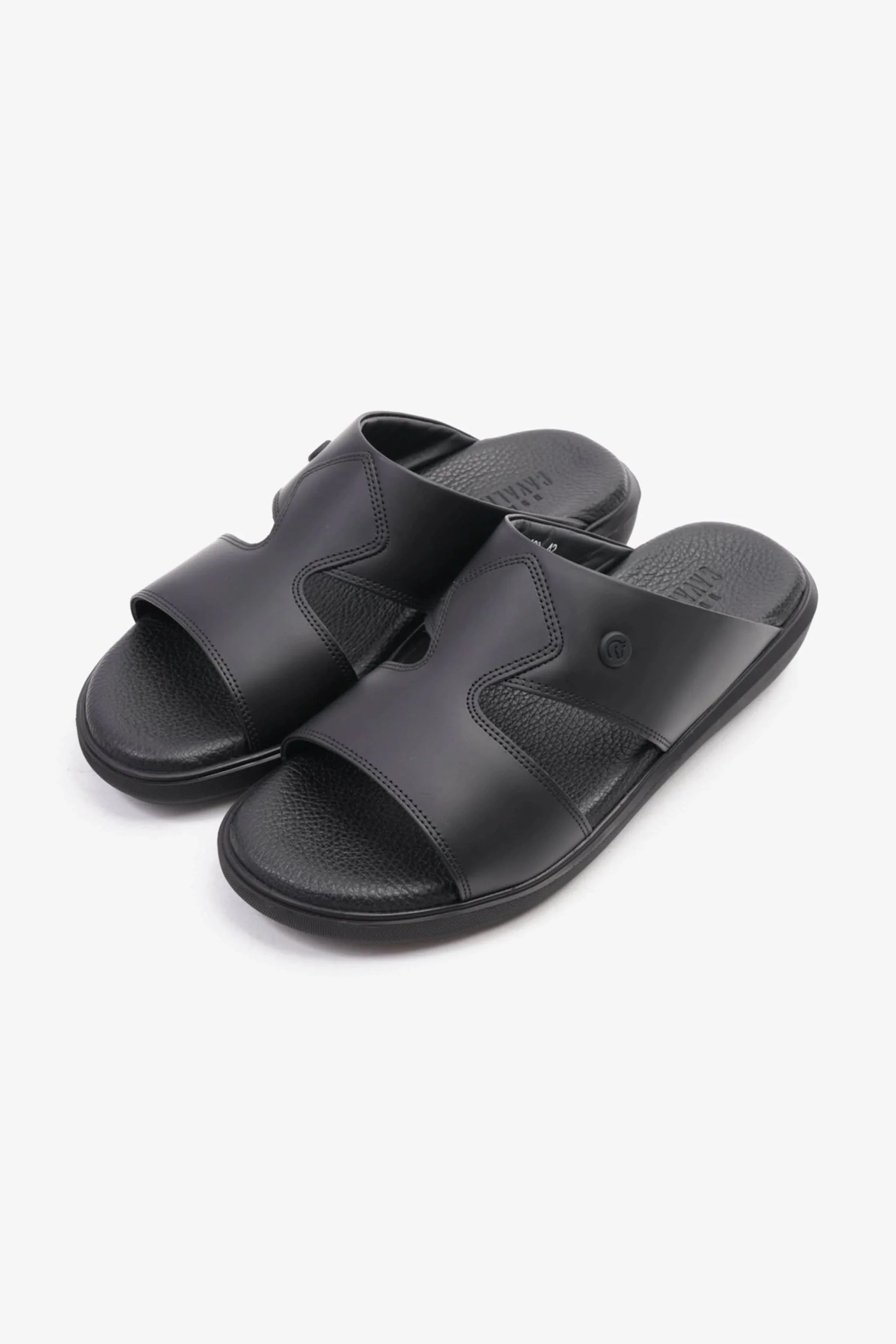 Cavalier Uomo Men's Stylish Sandals Black MSDCVALP109