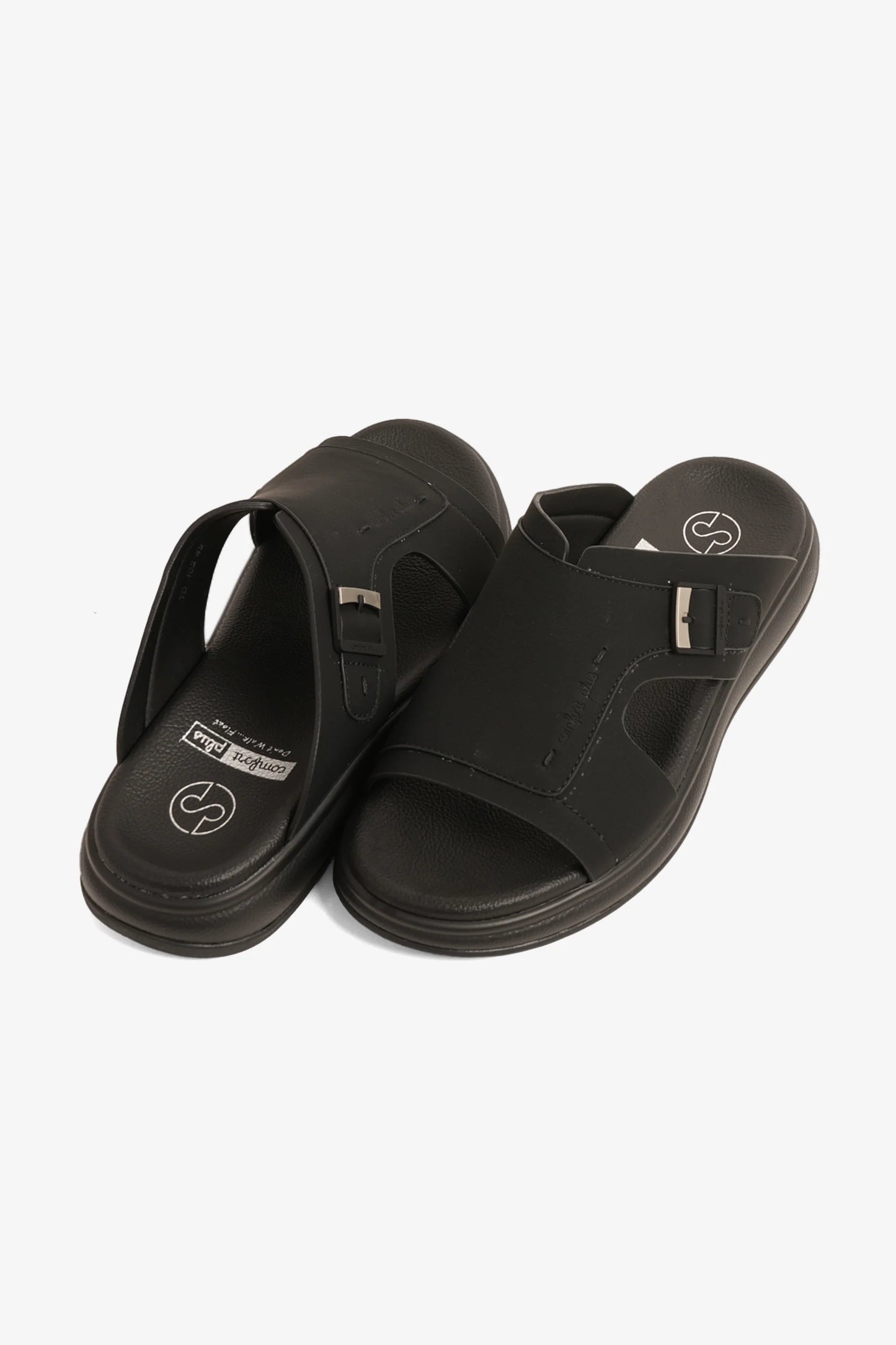 Comfort Plus Men's Ultra Elevate Arabic Sandals Black MSDGBCPTD102