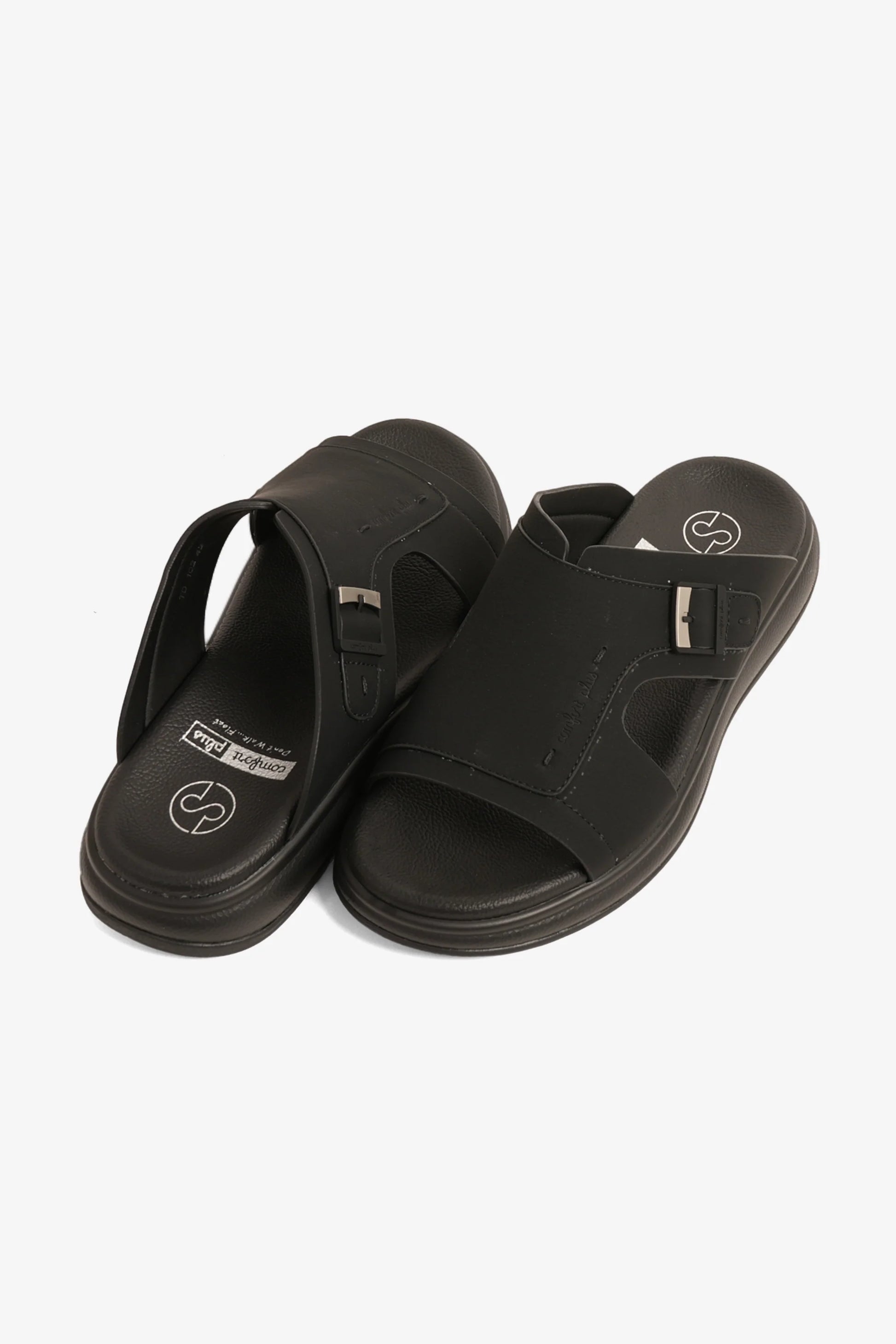 Comfort Plus Men's Ultra Elevate Arabic Sandals Black MSDGBCPTD102