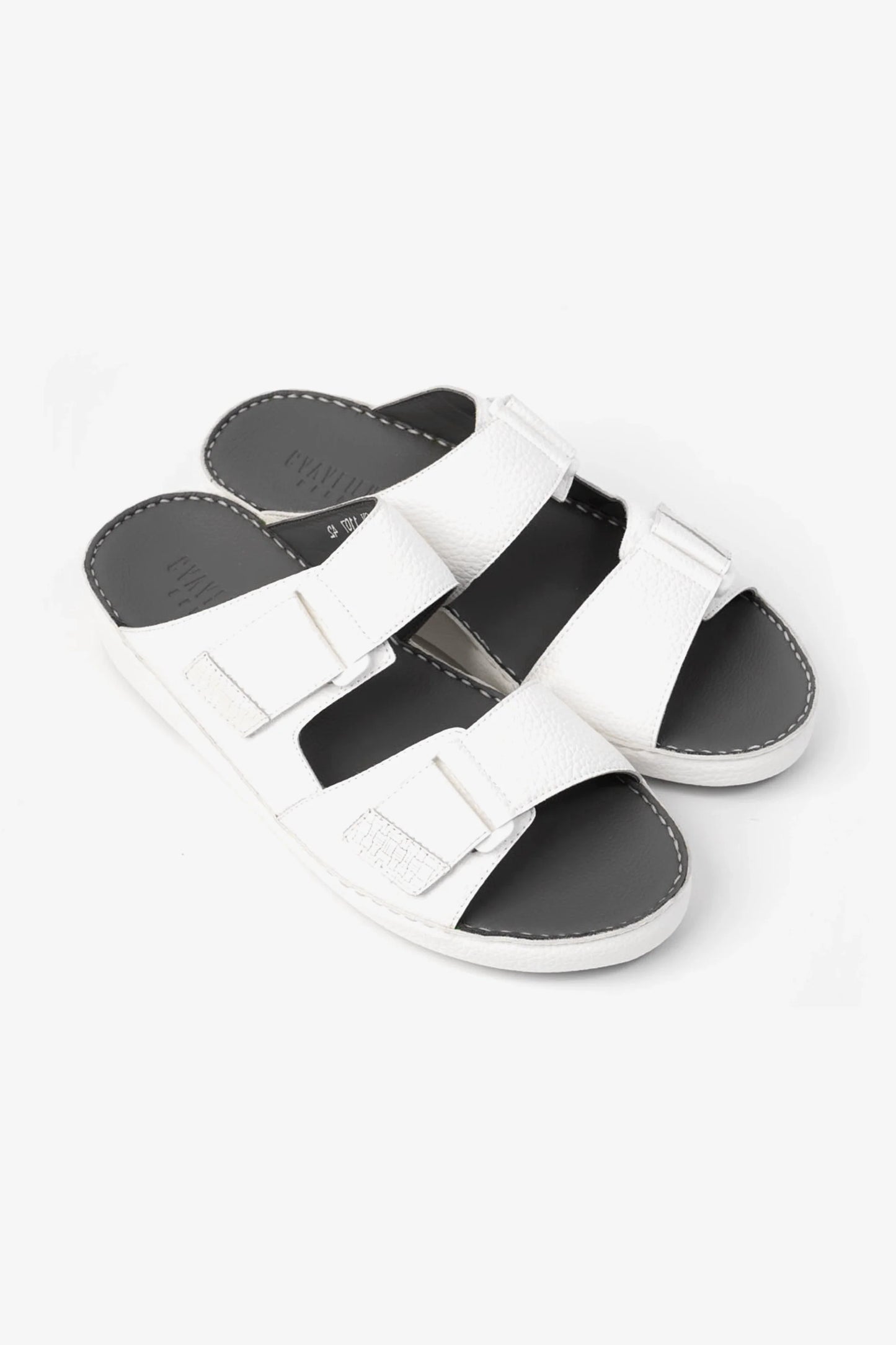 Cavalier Uomo Men's Arabic Sandals White MSDCV1107