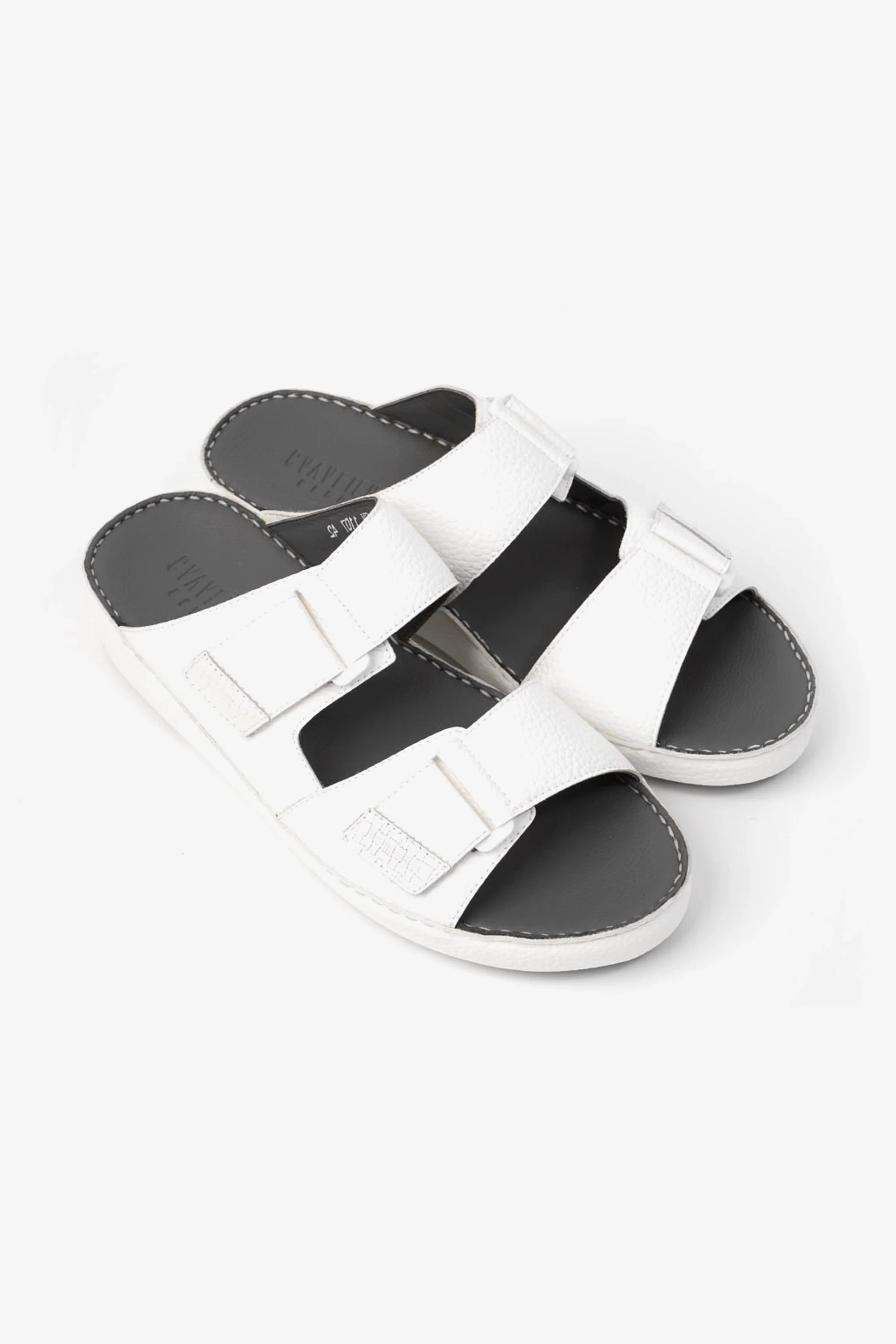 Cavalier Uomo Men's Arabic Sandals White MSDCV1107
