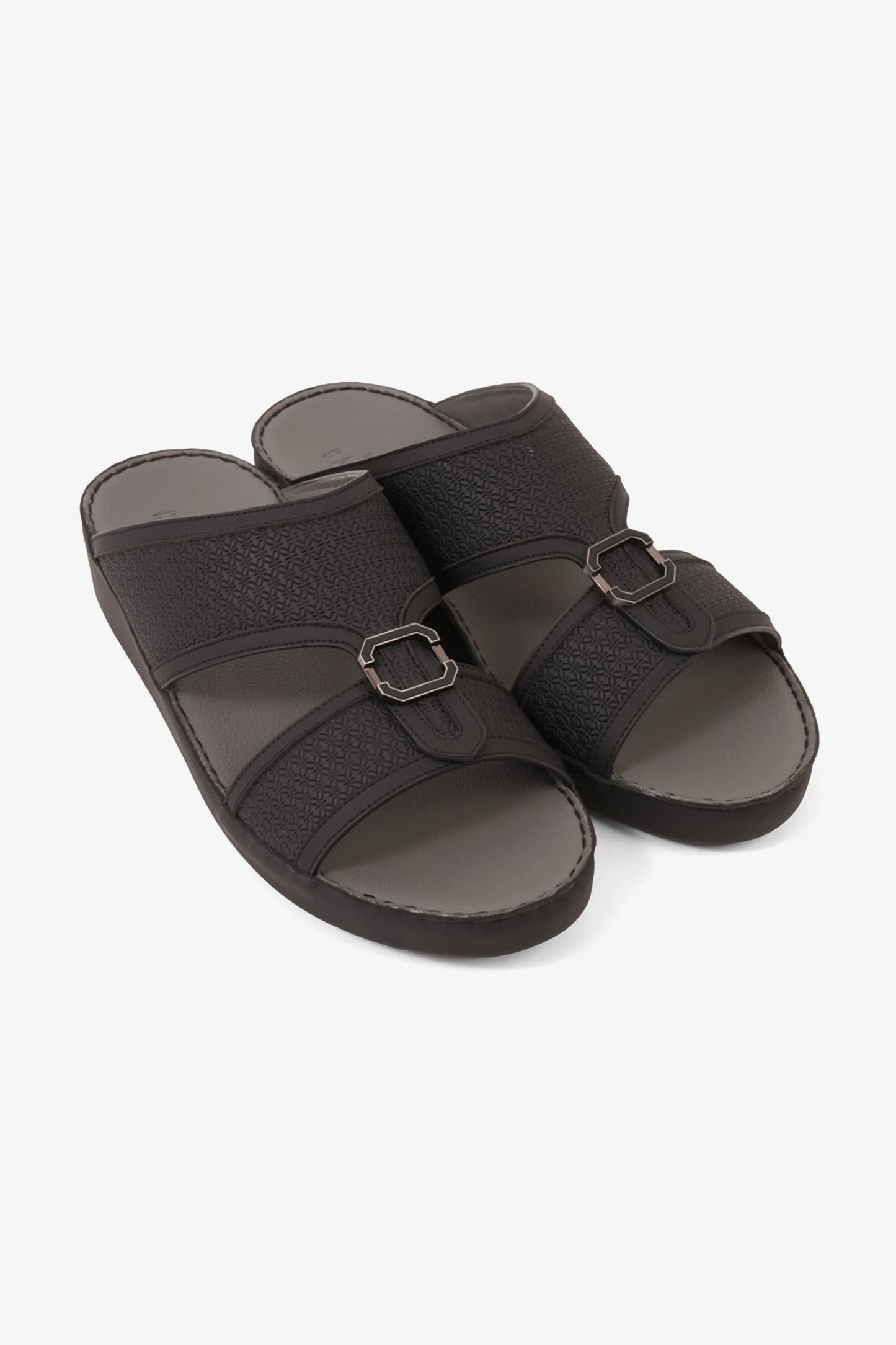 Cavalier Uomo Men's Premium Arabic Sandals Black MSDCV1119