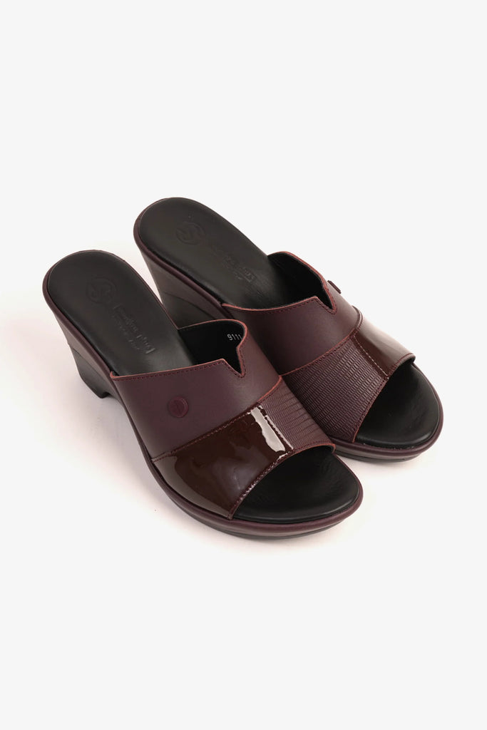 Comfort Plus Women's Sandals Maroon 9111