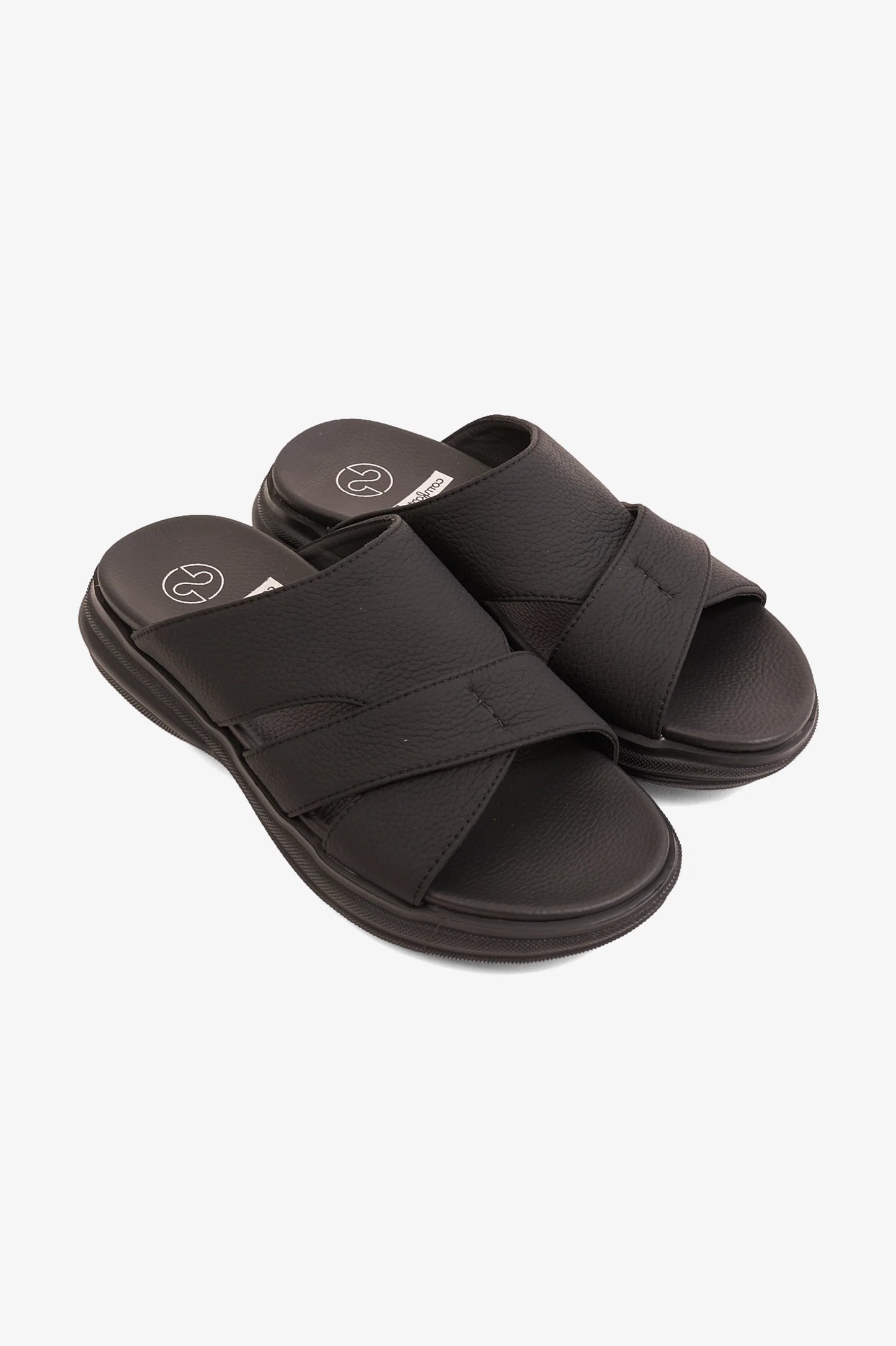 Comfort Plus Men's Cloud Step Arabic Sandals Black MSDGBCPDN103