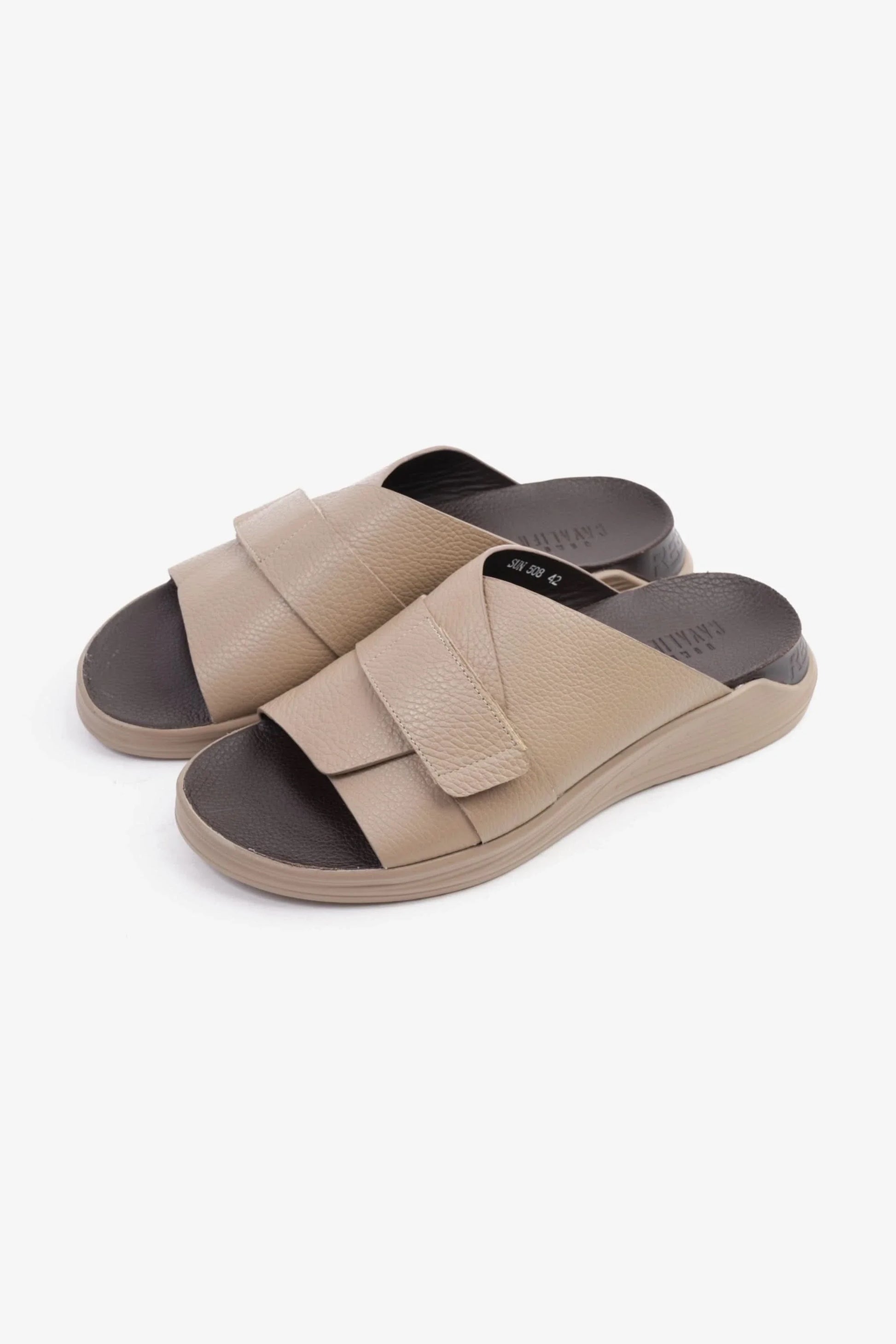 Cavalier Uomo Men's Strappy Sandals Stone MSDCVSUN508