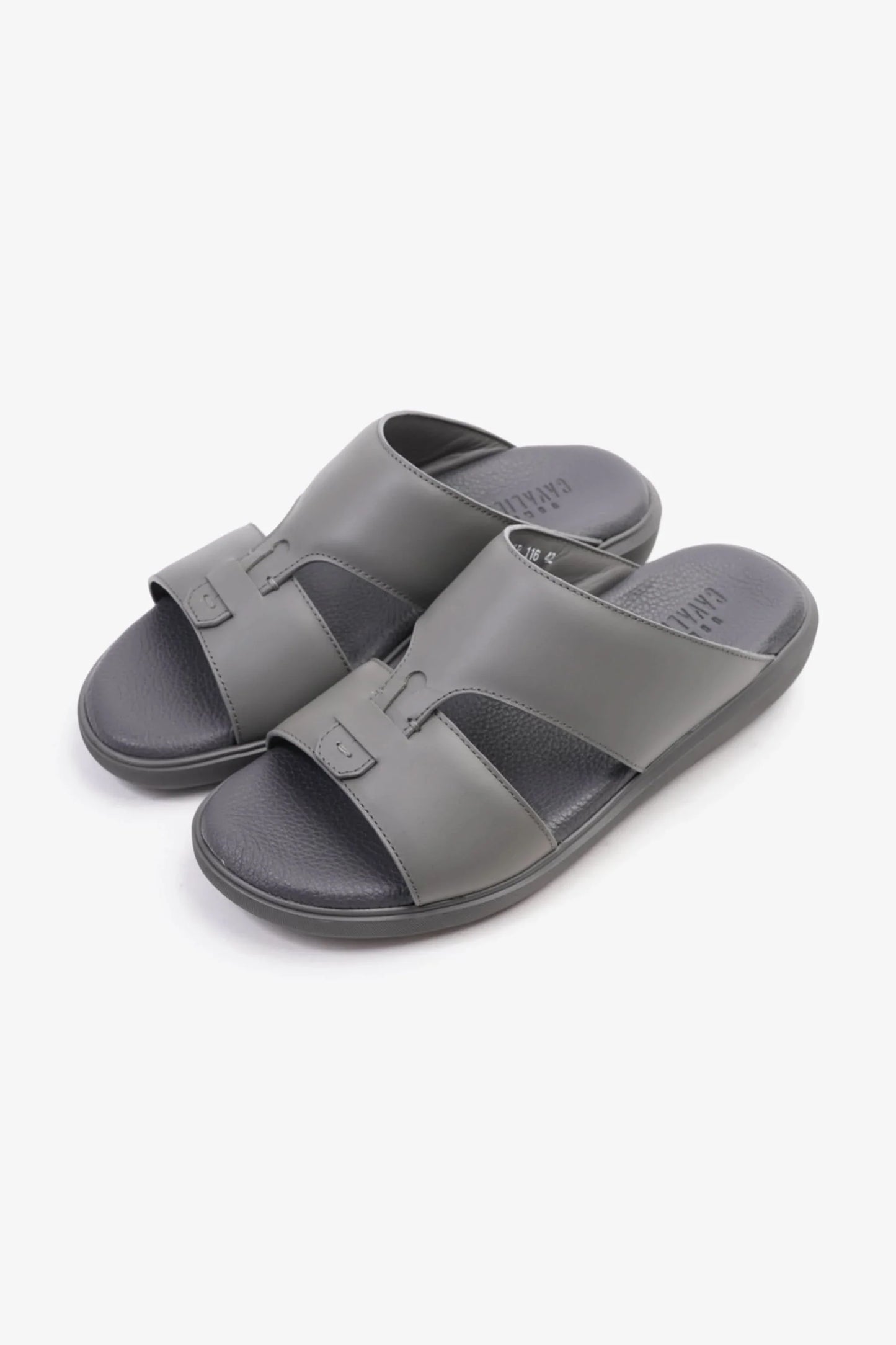 Cavalier Uomo Men's Comfortable Slip-On Sandals Grey MSDCVALP116