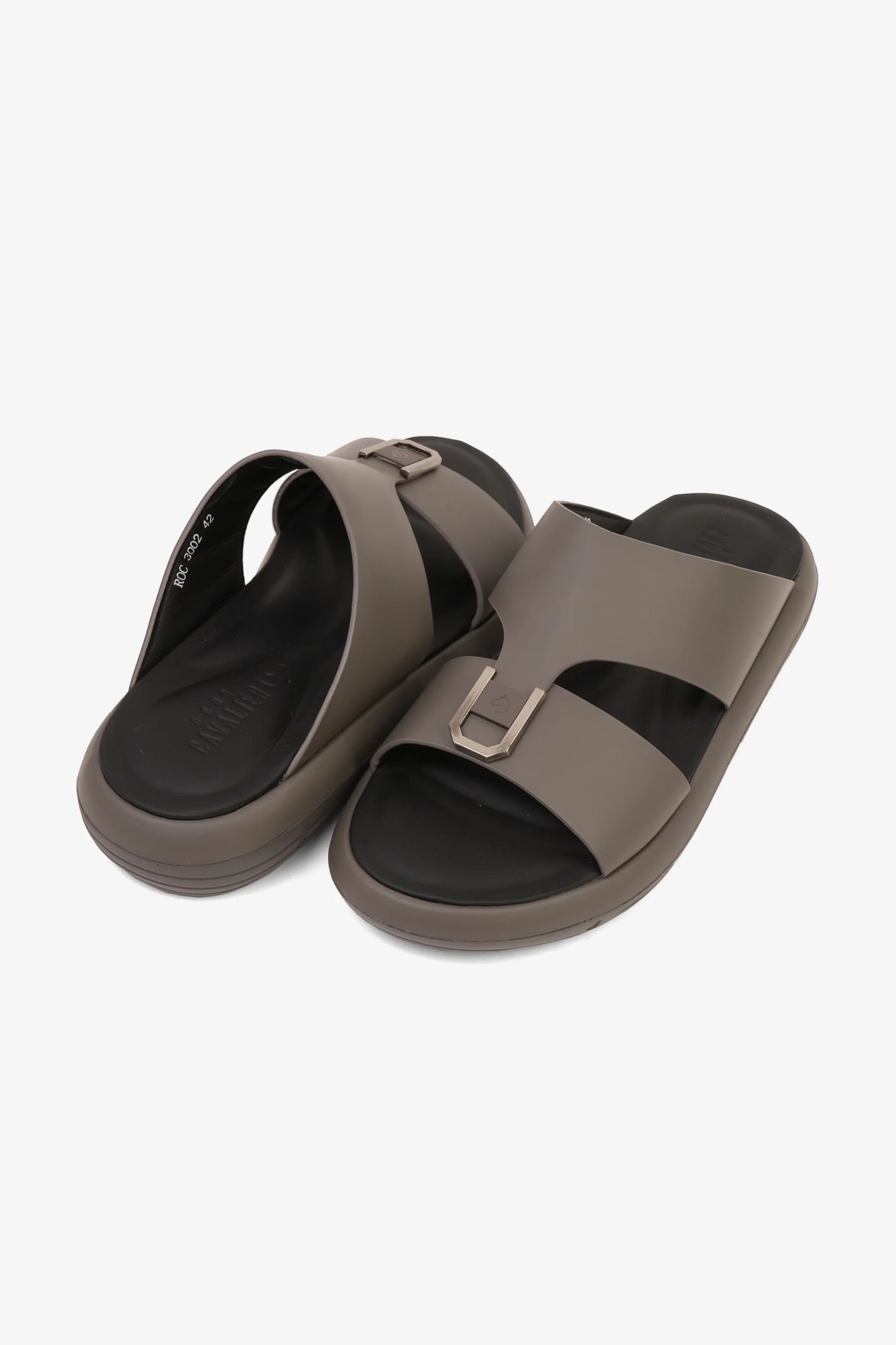 Cavalier Uomo Men's Pulse Arabic Sandals Grey MSDCVROC3002