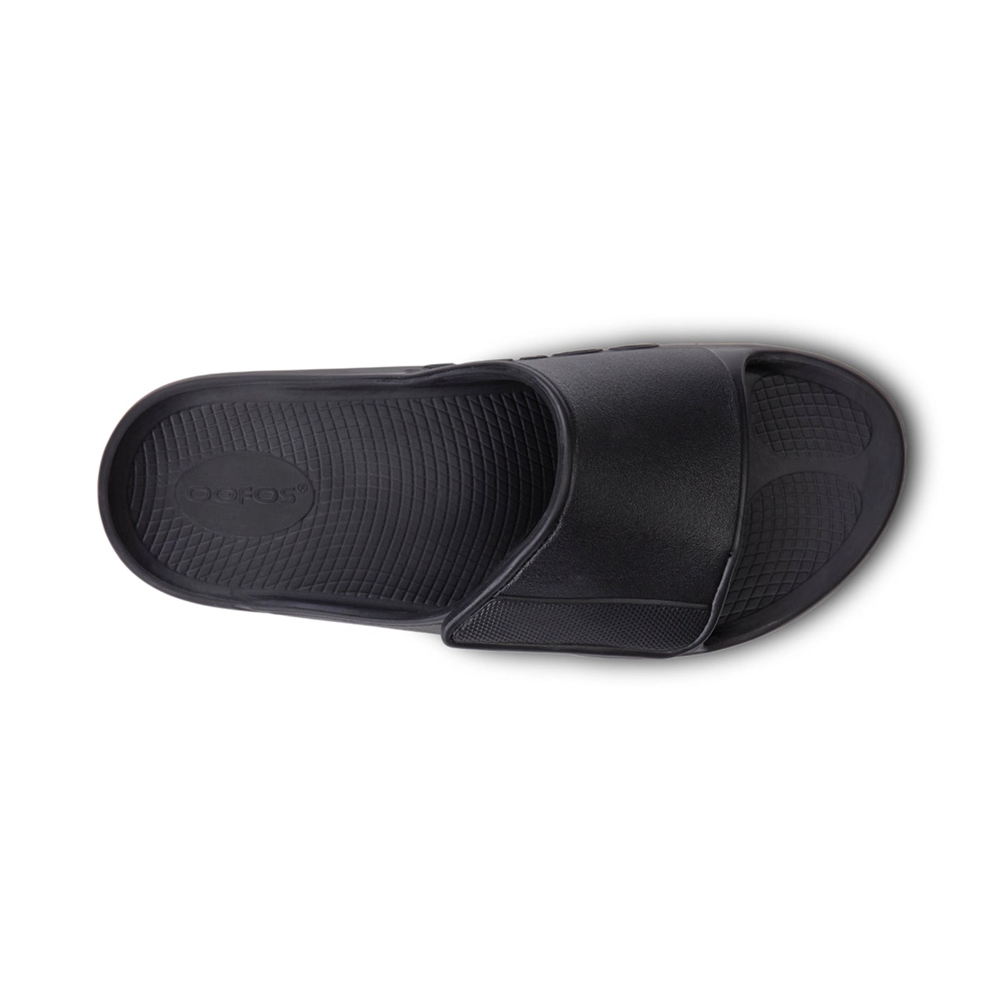 OOFOS MEN'S OOAHH SPORT FLEX SANDAL - MATTE BLACK