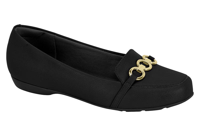 SAPATO FEMININO   NAPA FLOATHER NATURE - BLACK