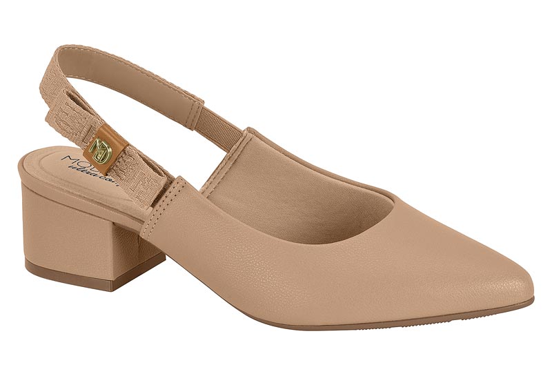 SAPATO FEMININO   NP FLOAT NATURE/GORGU/NP SENSE FLEX - NUDE CAMEL