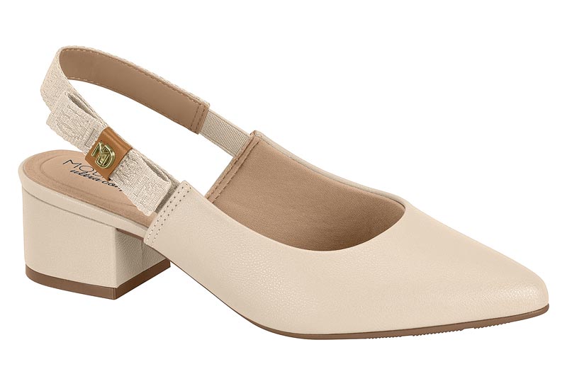 SAPATO FEMININO   NP FLOAT NATURE/GORGU/NP SENSE FLEX - CREAM CAMEL