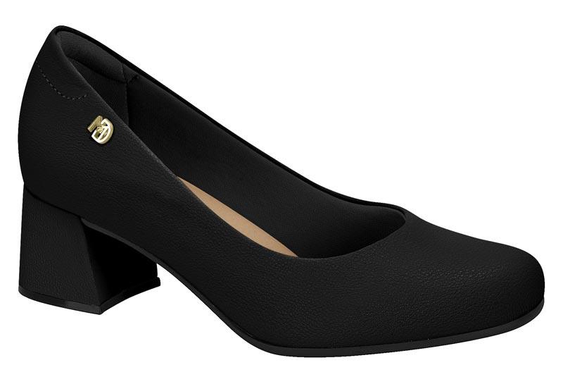 SAPATO FEMININO   NAPA FLOATHER NATURE - BLACK