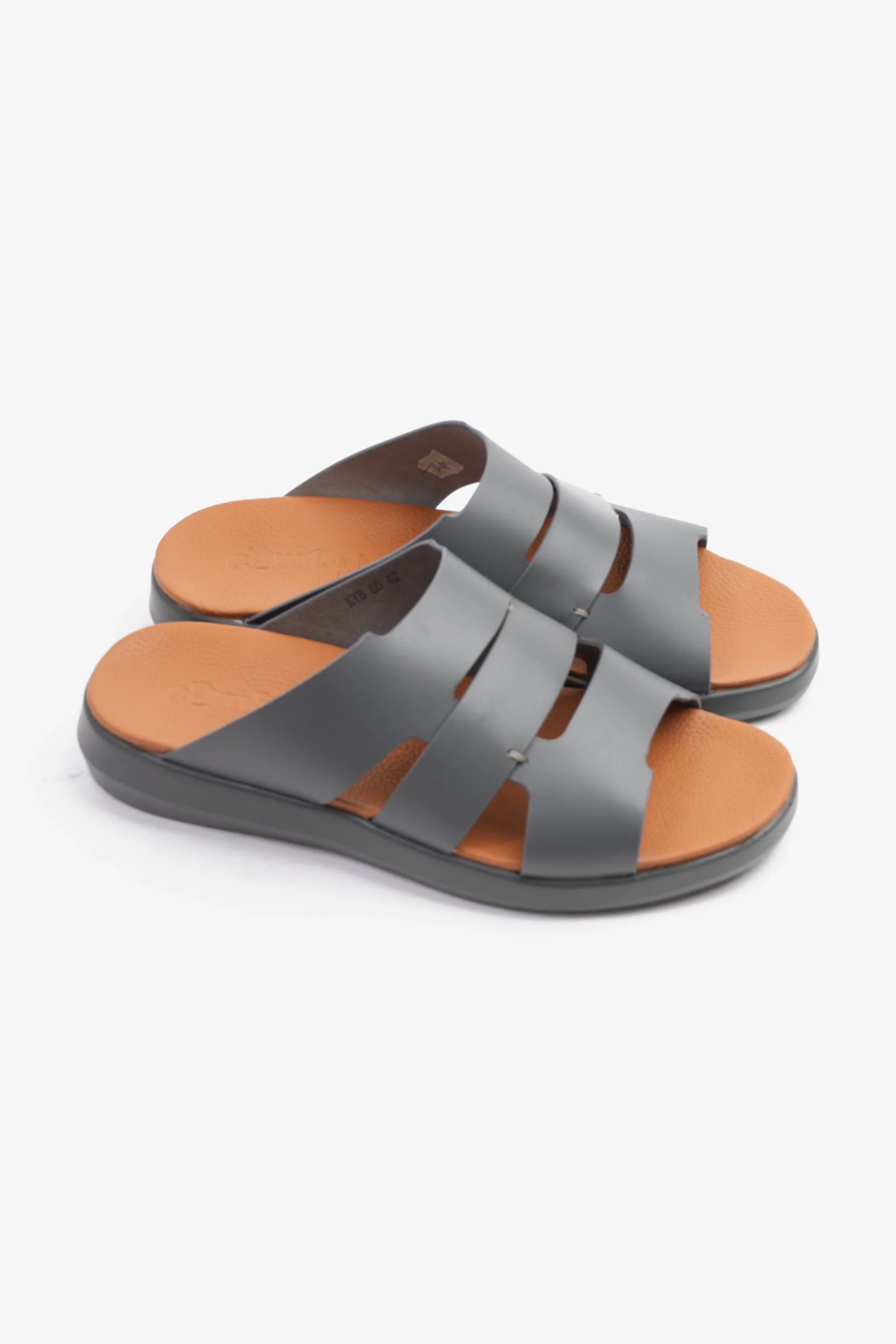 Comfort Plus Men's 2.2mm Arabic Sandals Grey MSDCPKYB66