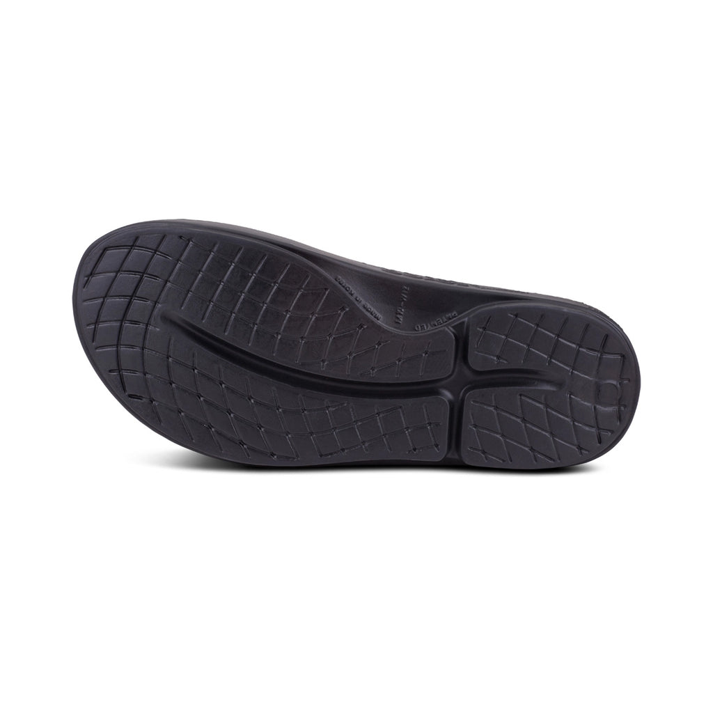 OOFOS MEN'S OOAHH SPORT SLIDE SANDAL - BLACK