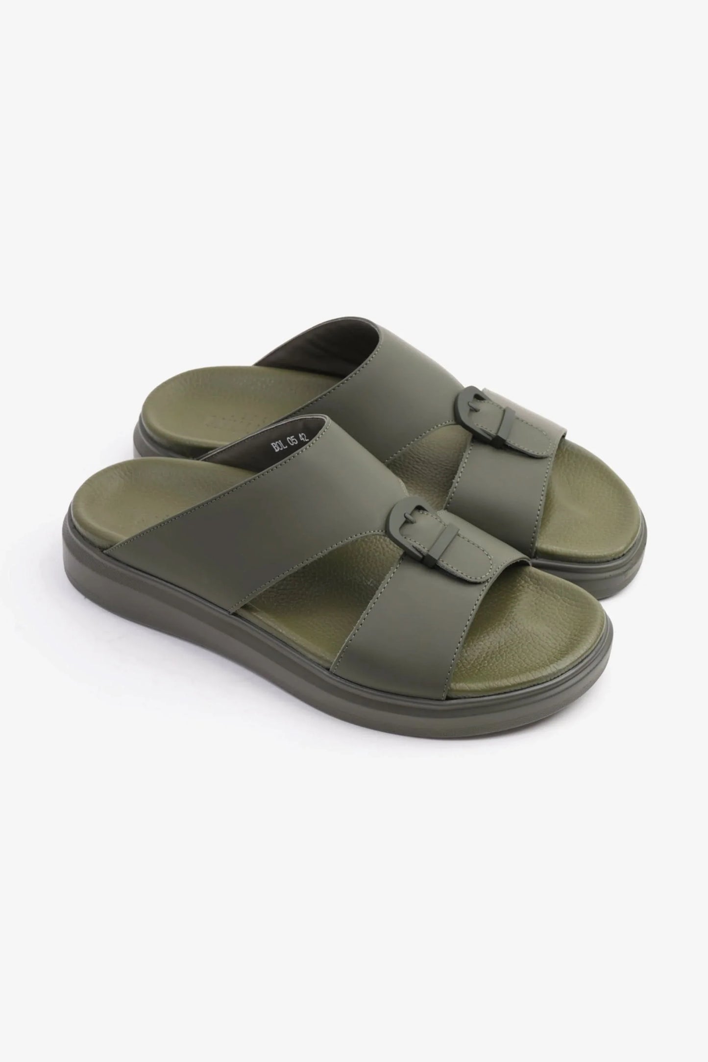 Cavalier Uomo Men's Arabic Classic Trim Extra Cushioned Sandals Olive MSDCVBOL05