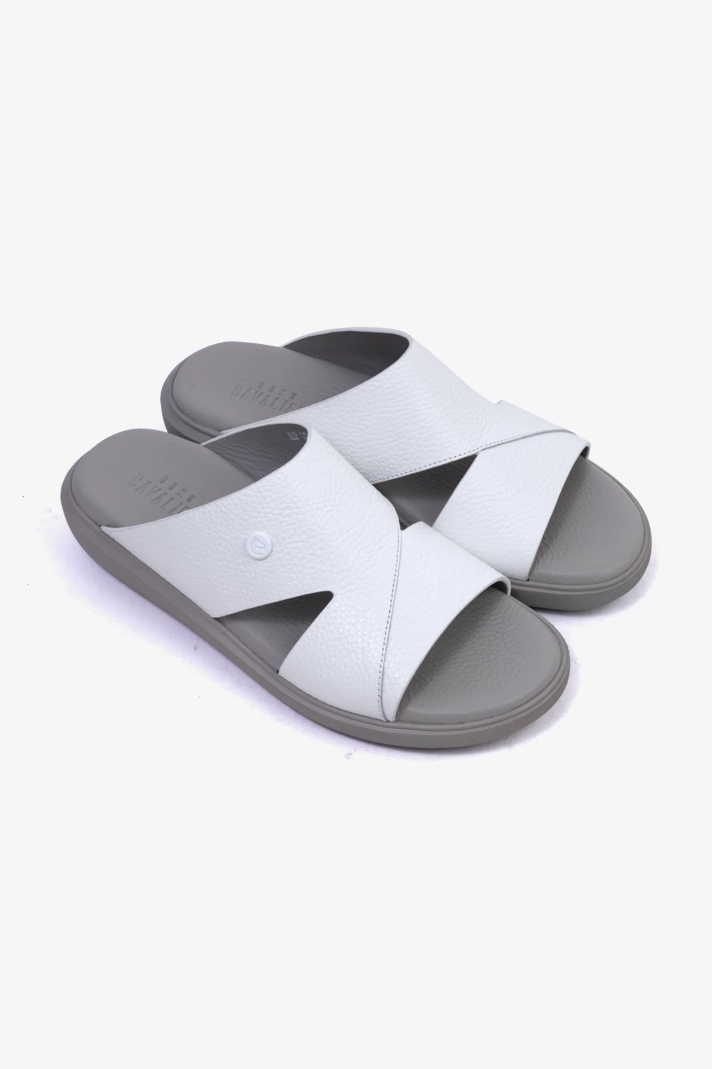 Cavalier Uomo Men's Sandals White MSDCVALP115