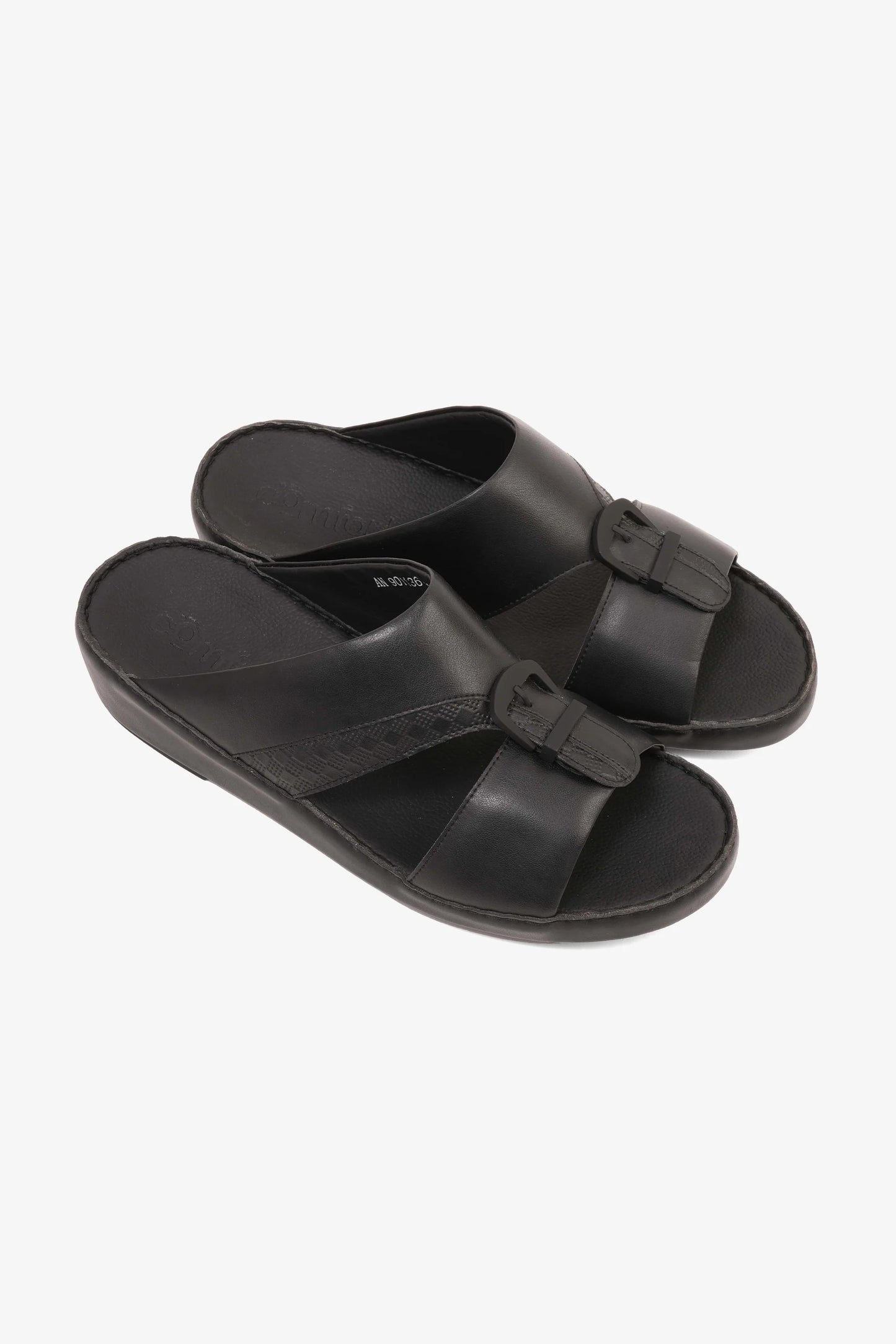 Comfort Plus Men's Traditional Style Sandals Black MSDCP901136