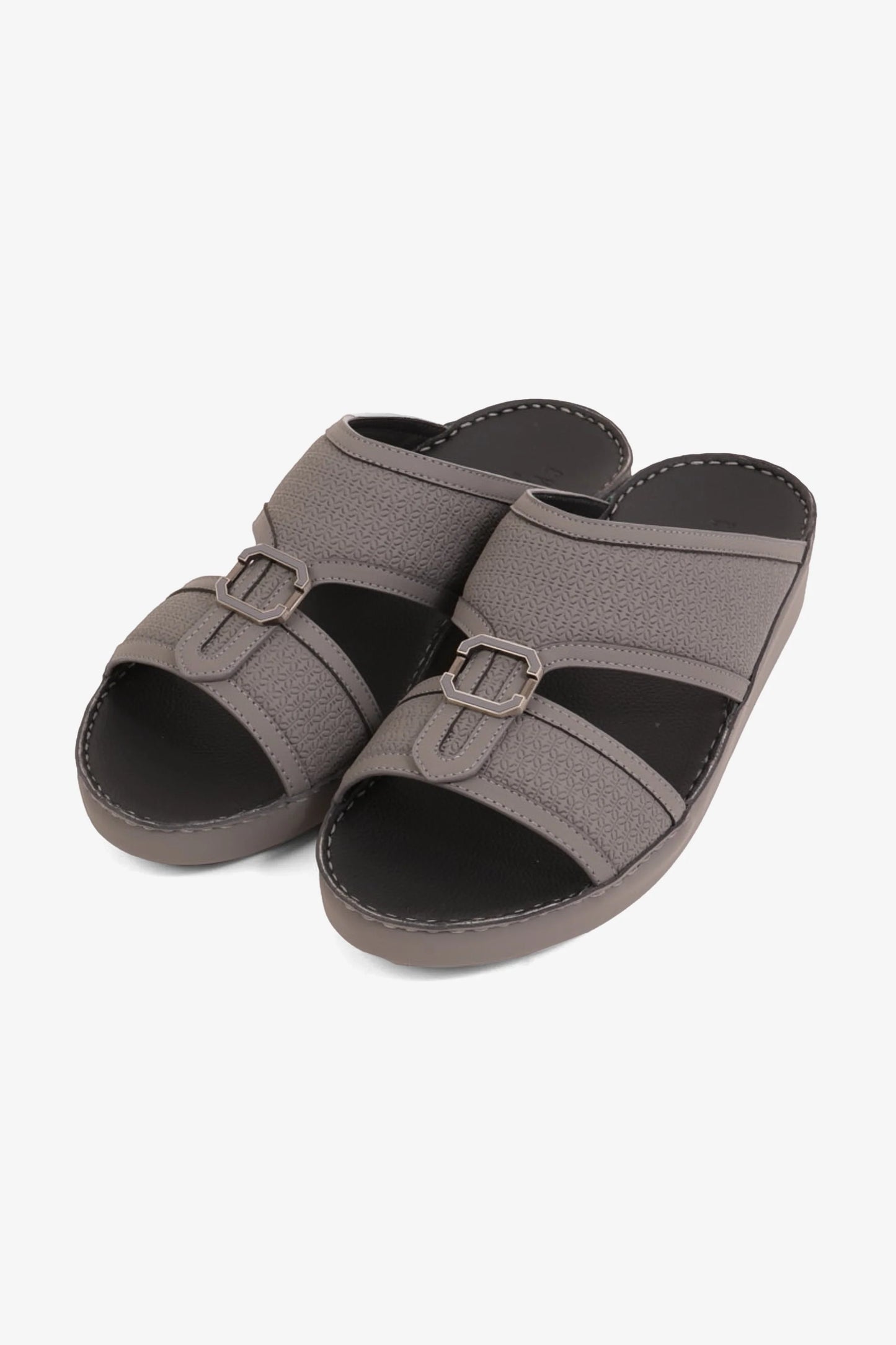 Cavalier Uomo Men's Premium Arabic Sandals Grey MSDCV1119