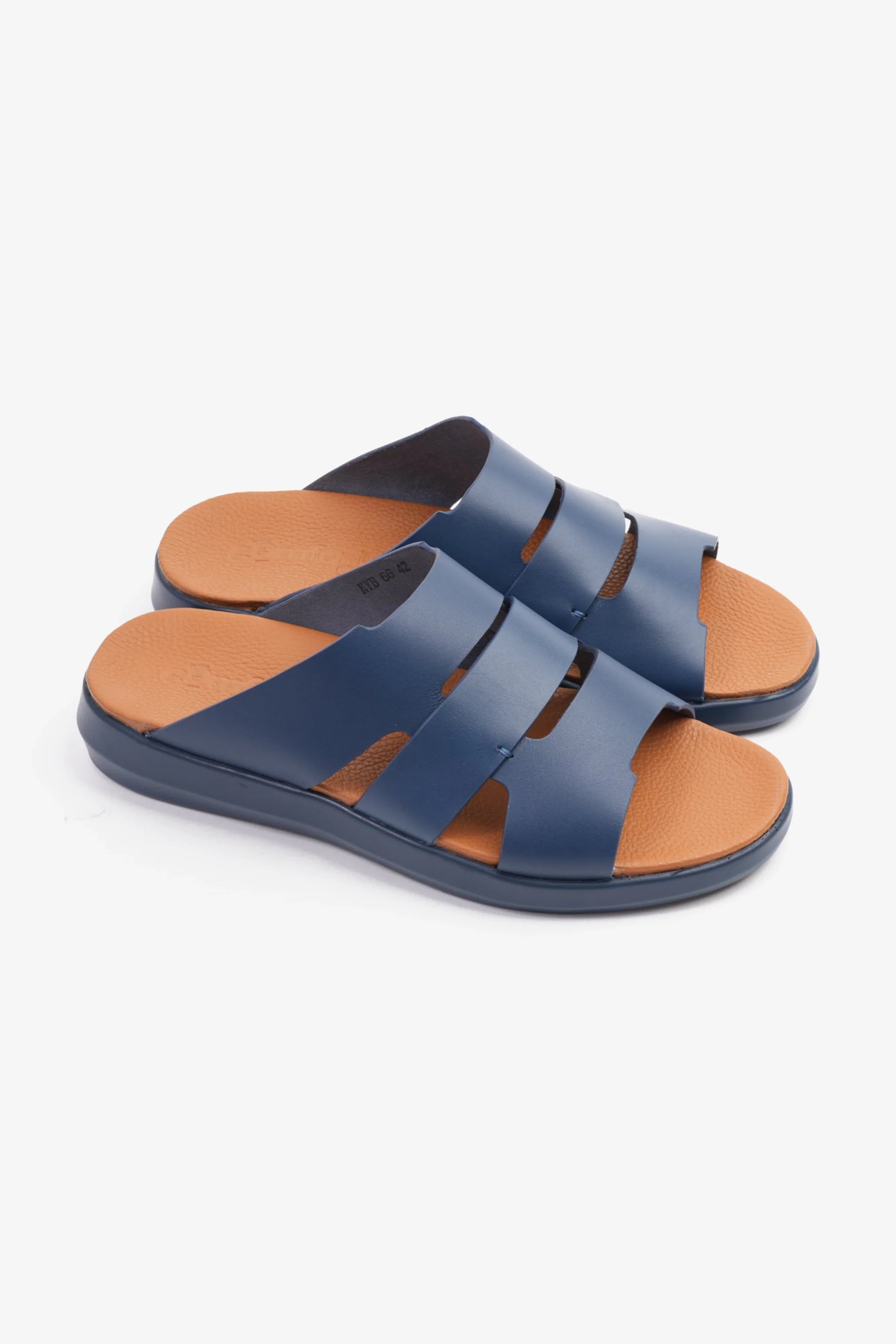 Comfort Plus Men's 2.2mm Arabic Sandals Navy MSDCPKYB66