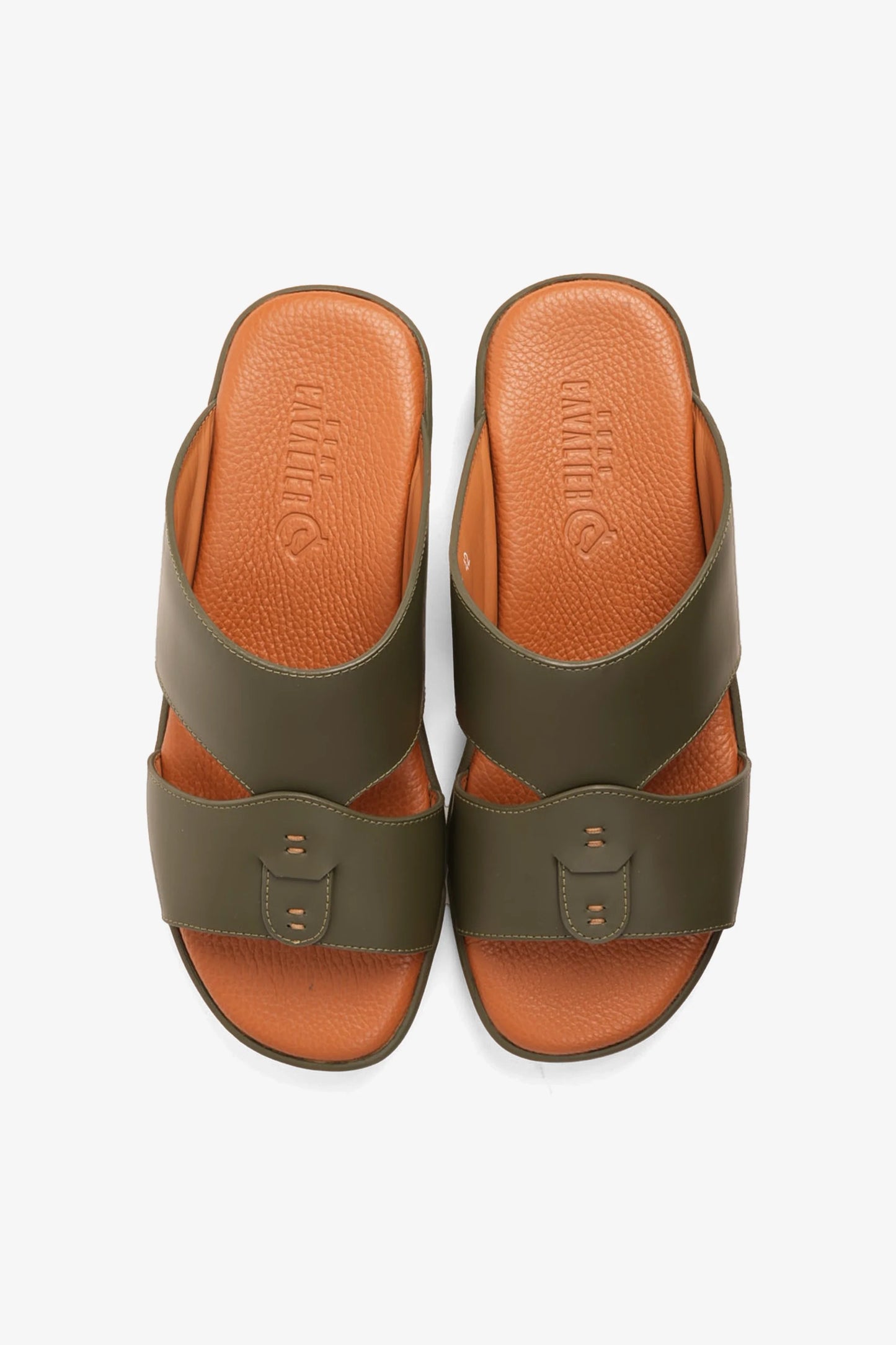Cavalier Uomo Men's Arabic Sandals Olive MSDCVHAR329