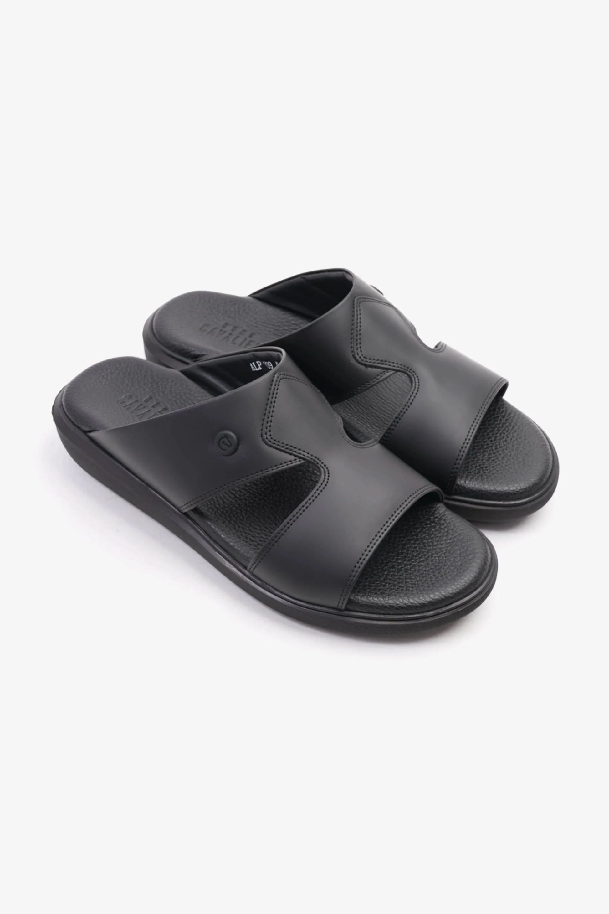Cavalier Uomo Men's Stylish Sandals Black MSDCVALP109