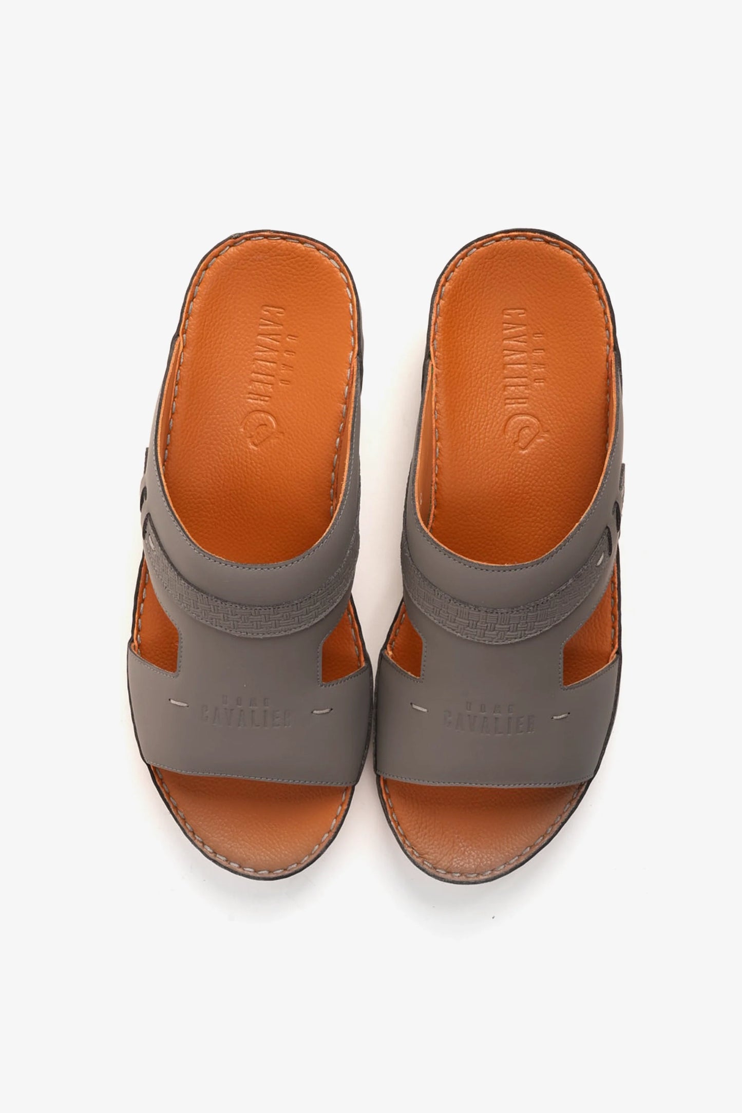 Cavalier Uomo Men's Classic Arabic Sandals Grey MSDCV1109