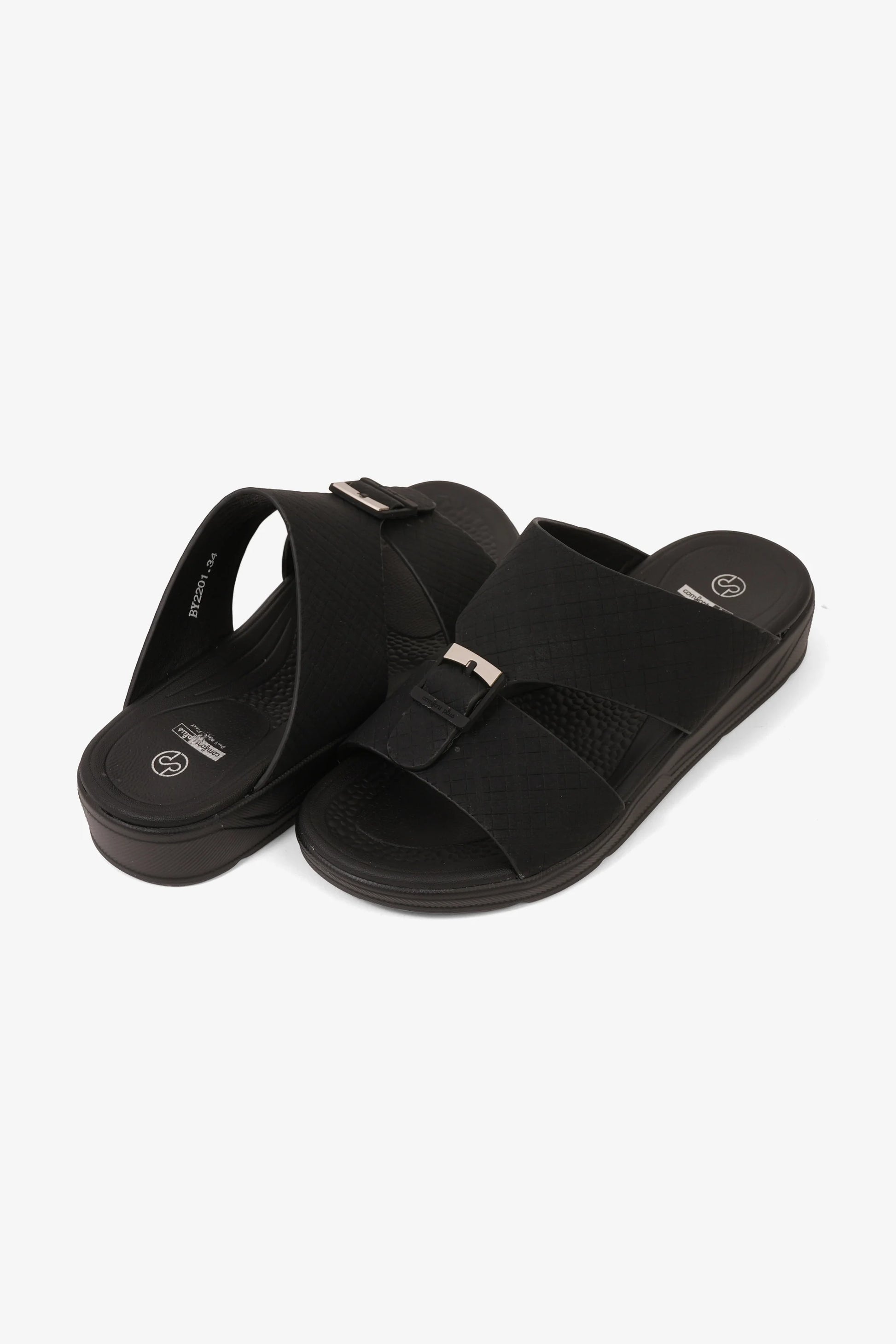 Comfort Plus Boys' Classic Arabic Sandals Black BSDGBCPBY2201