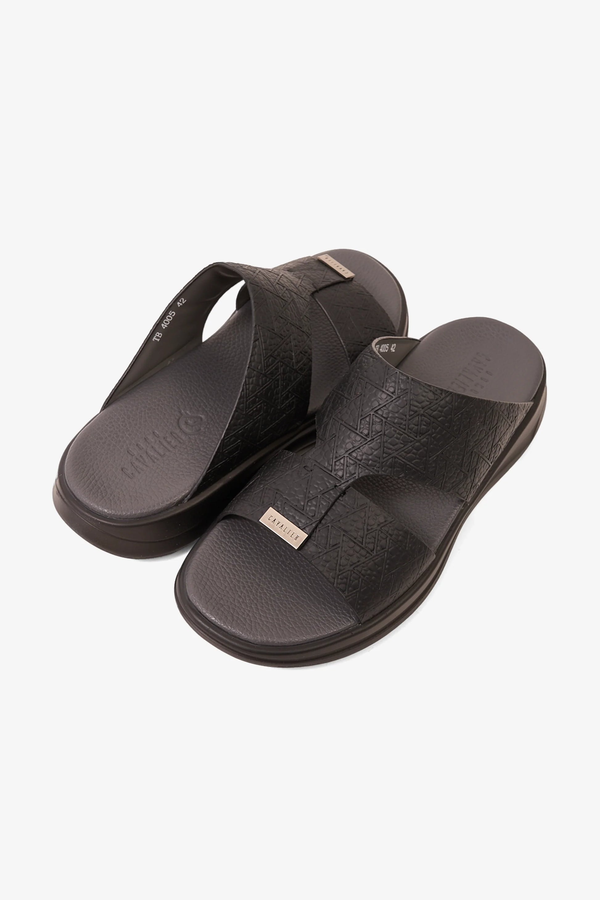 Cavalier Uomo Men's TheraBounce Royale Sandals Black MSDCVTB4005