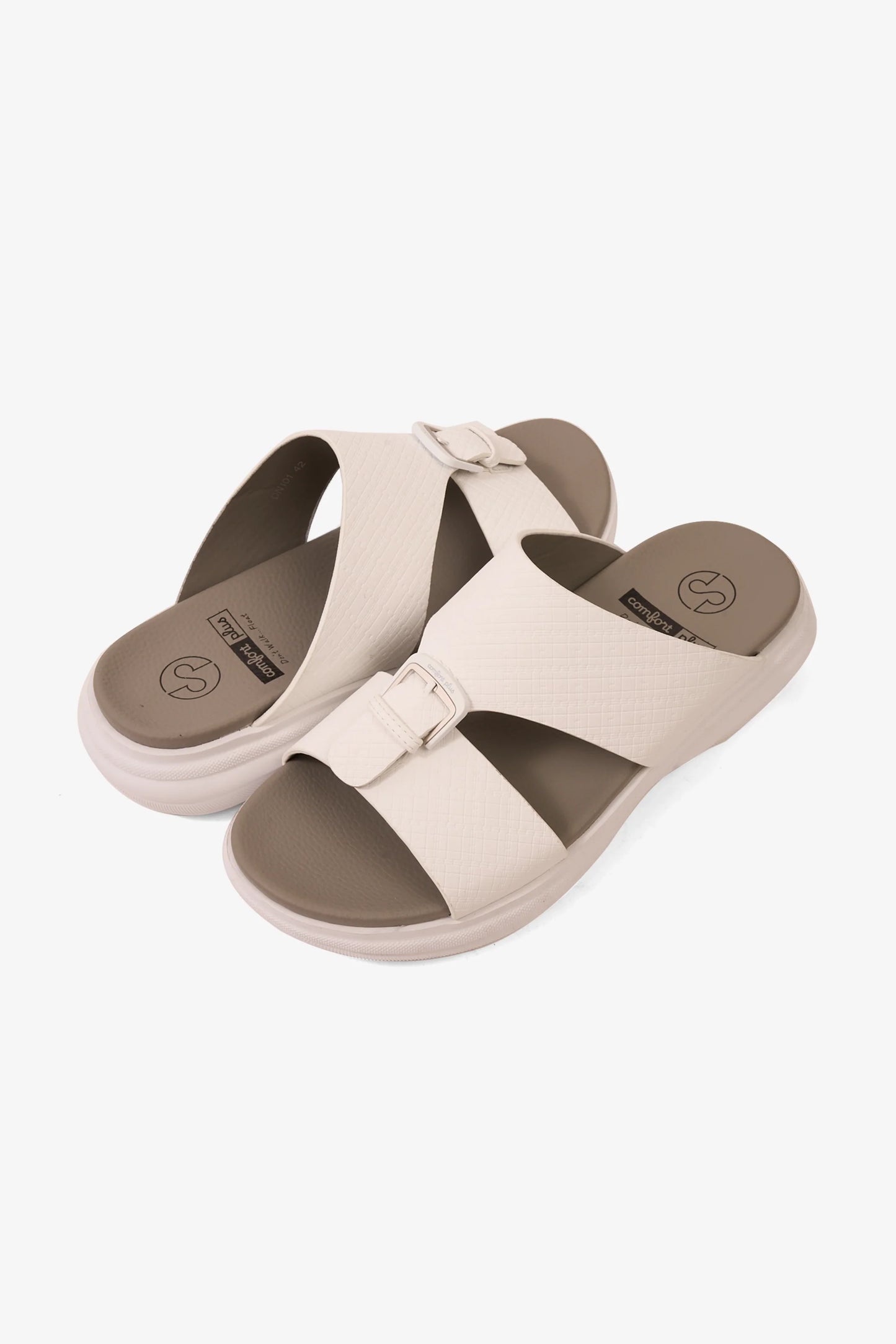 Comfort Plus Men's Pure Motion Arabic Sandals White MSDGBCPDN101