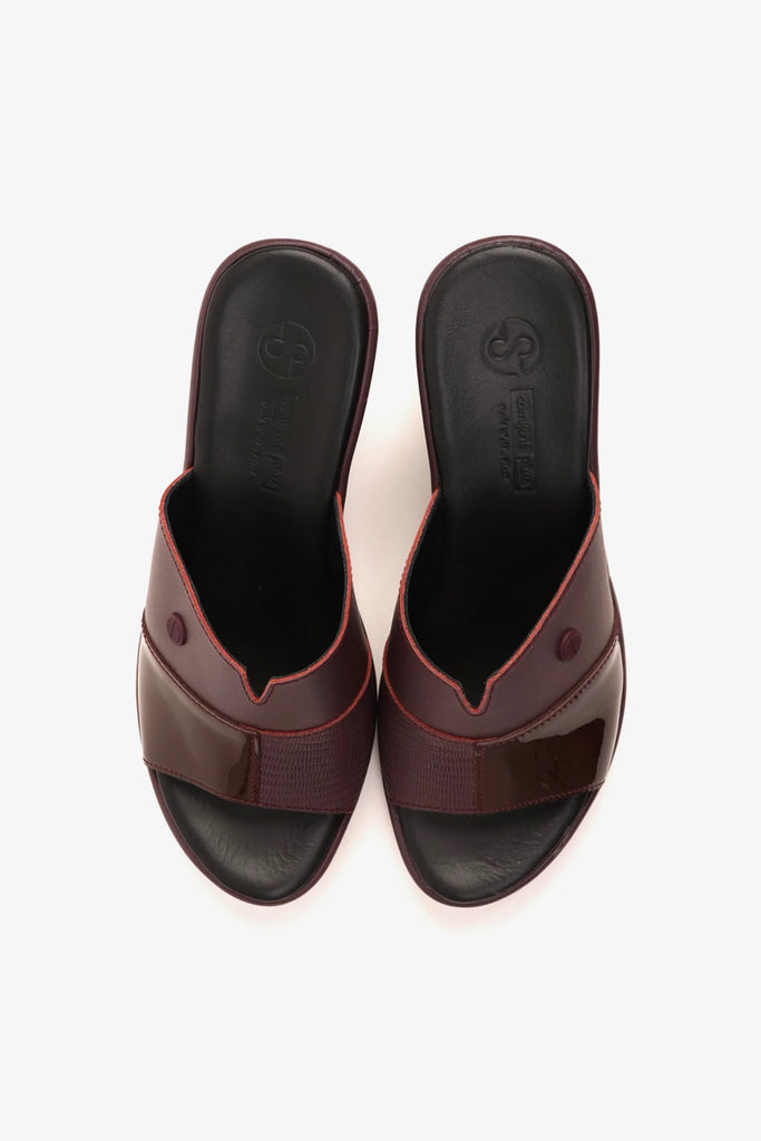 Comfort Plus Women's Sandals Maroon 9111