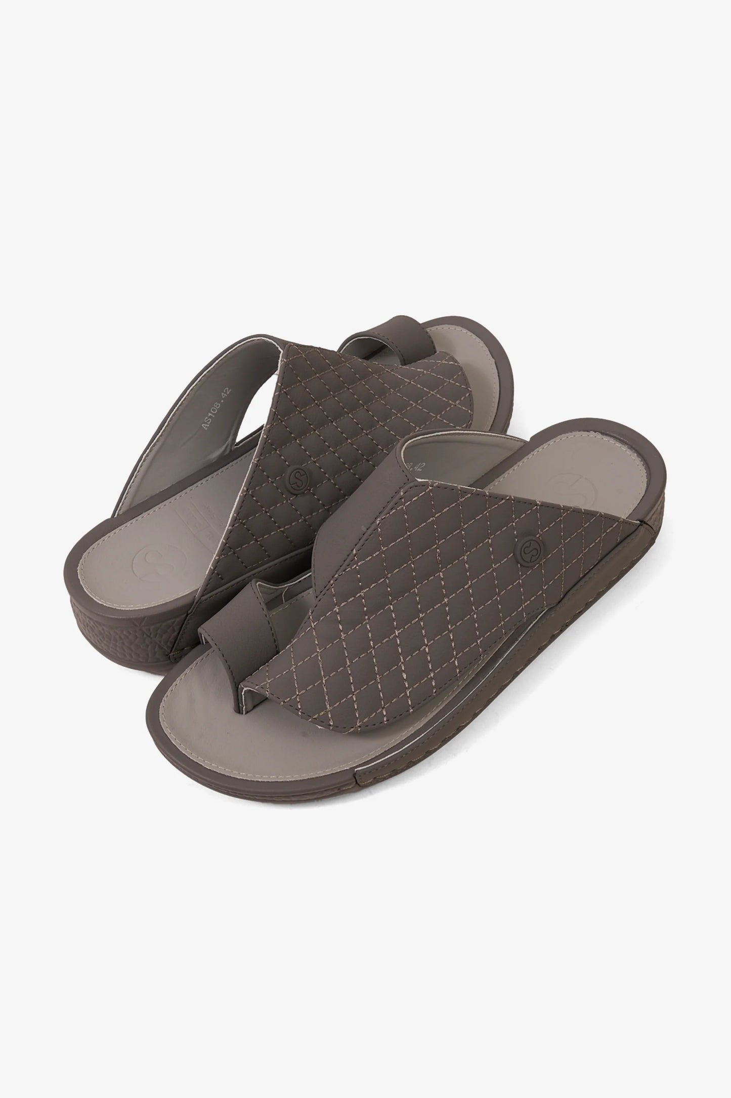 Comfort Plus Men's Prime Motion Arabic Sandals Grey MSDGBCPAS108