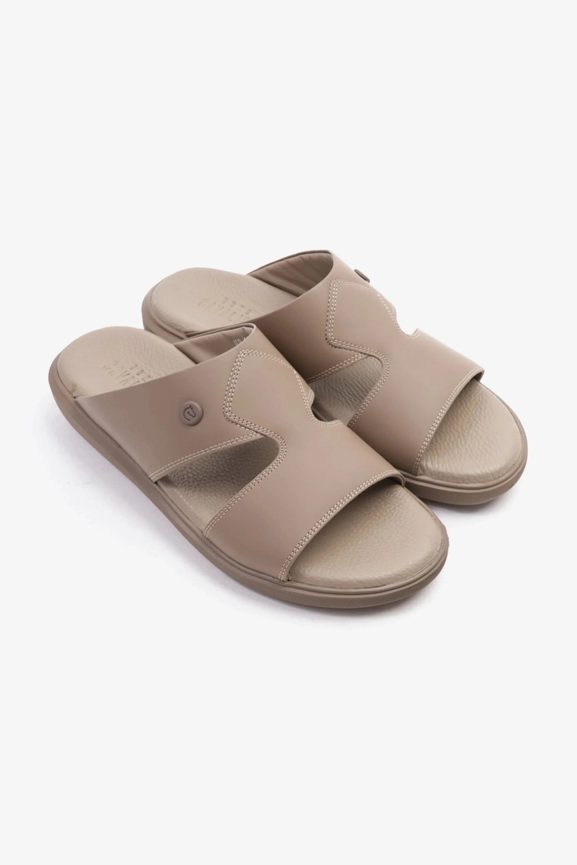 Cavalier Uomo Men's Comfortable Footbed Sandals Stone MSDCVALP109