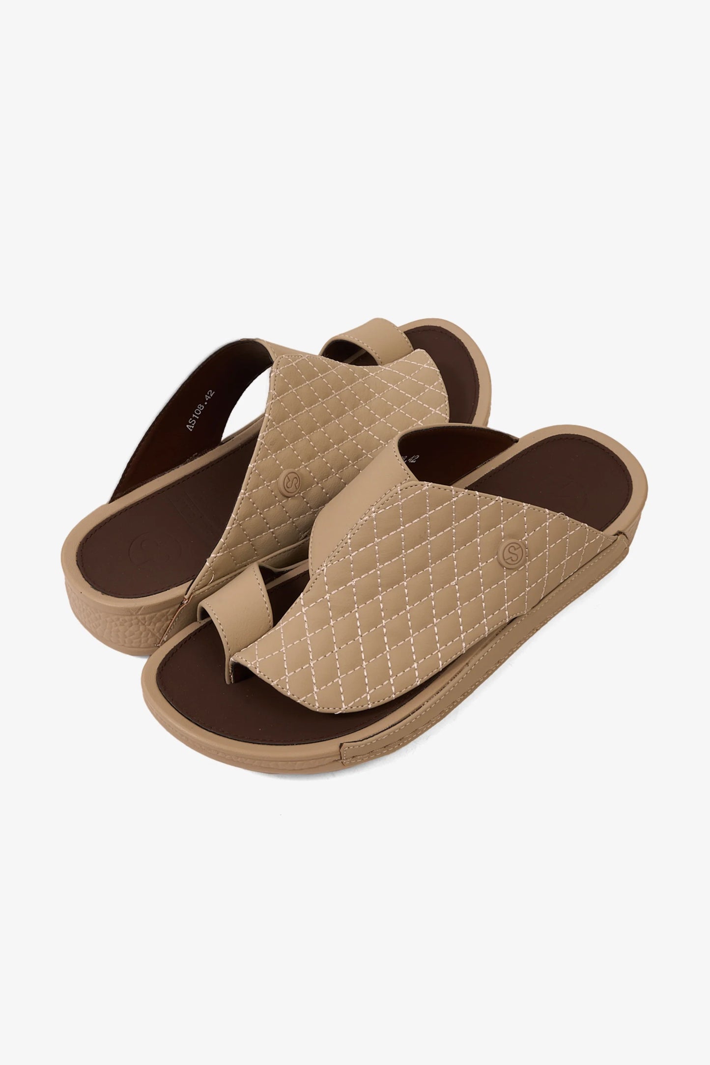 Comfort Plus Men's Prime Motion Arabic Sandals Beige MSDGBCPAS108