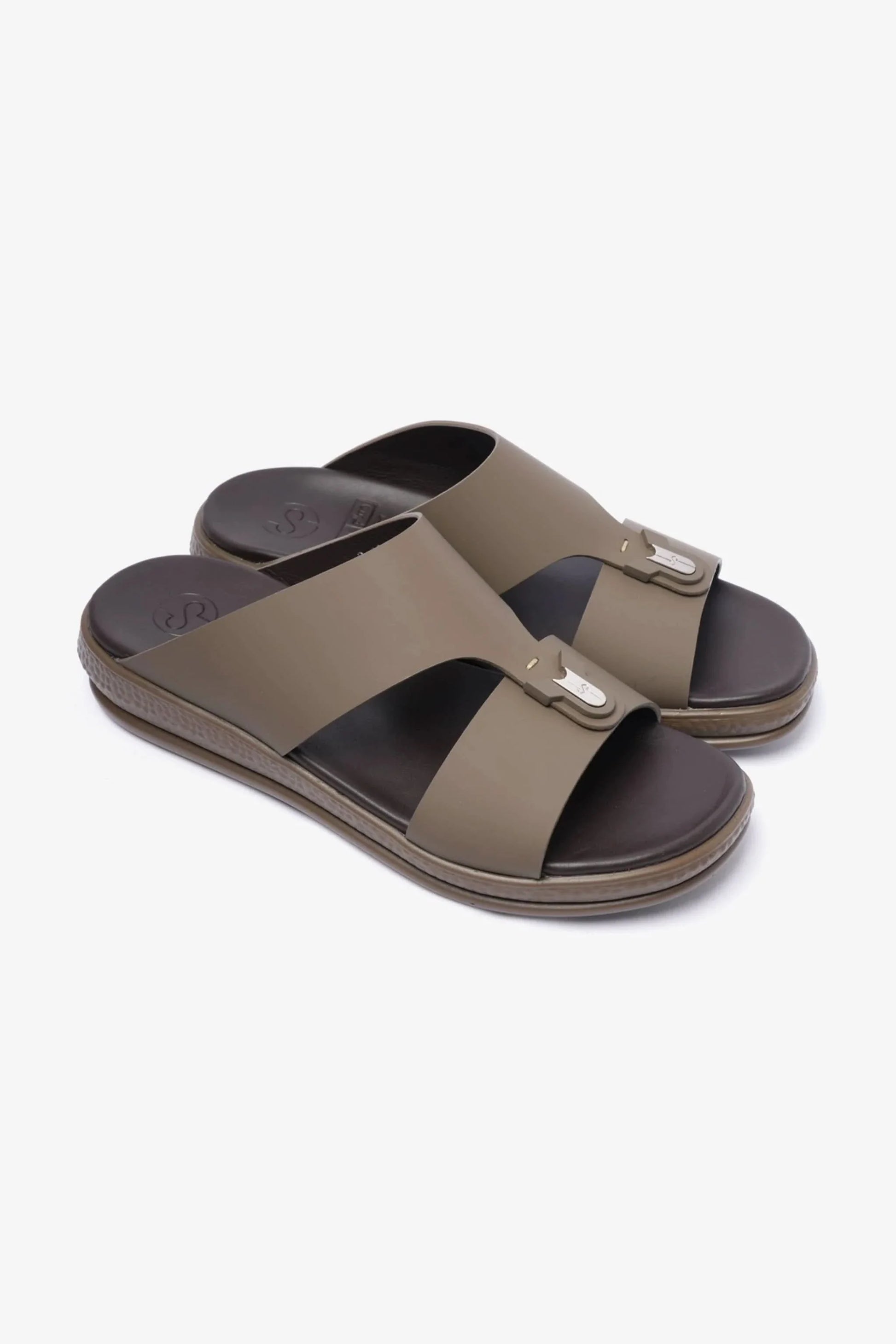 Comfort Plus Men's Leather Sandals Truffle MSDCPD101