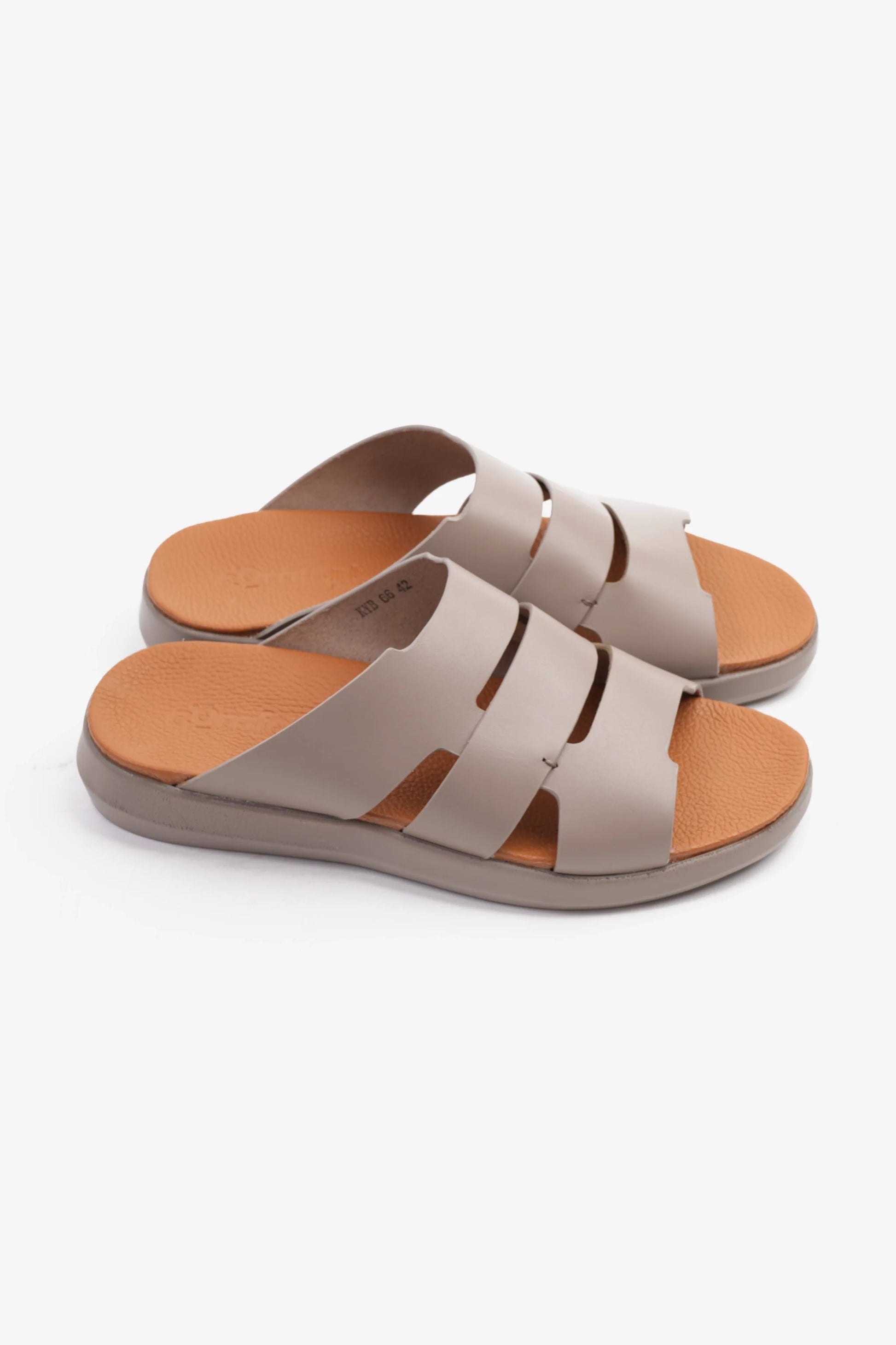 Comfort Plus Men's 2.2mm Arabic Sandals Stone MSDCPKYB66
